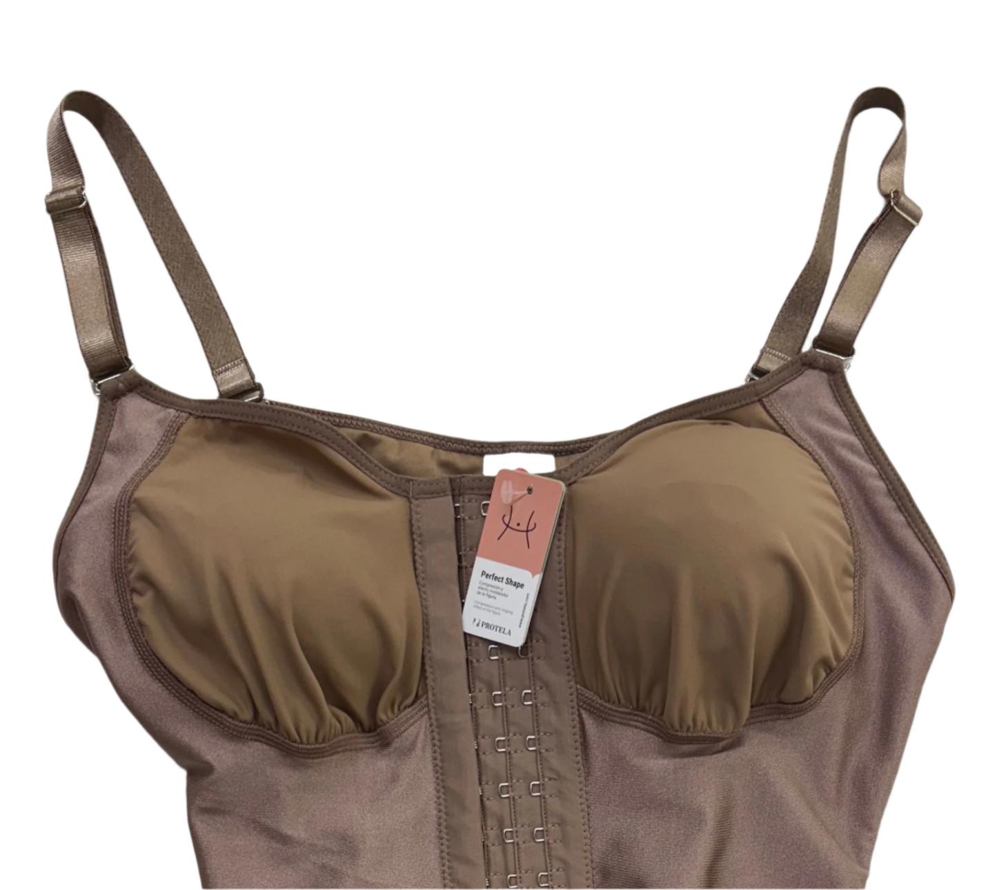 FB850 Extreme Compression Full Body Shaping Garment with Bra and Thin Straps Bonita Shape