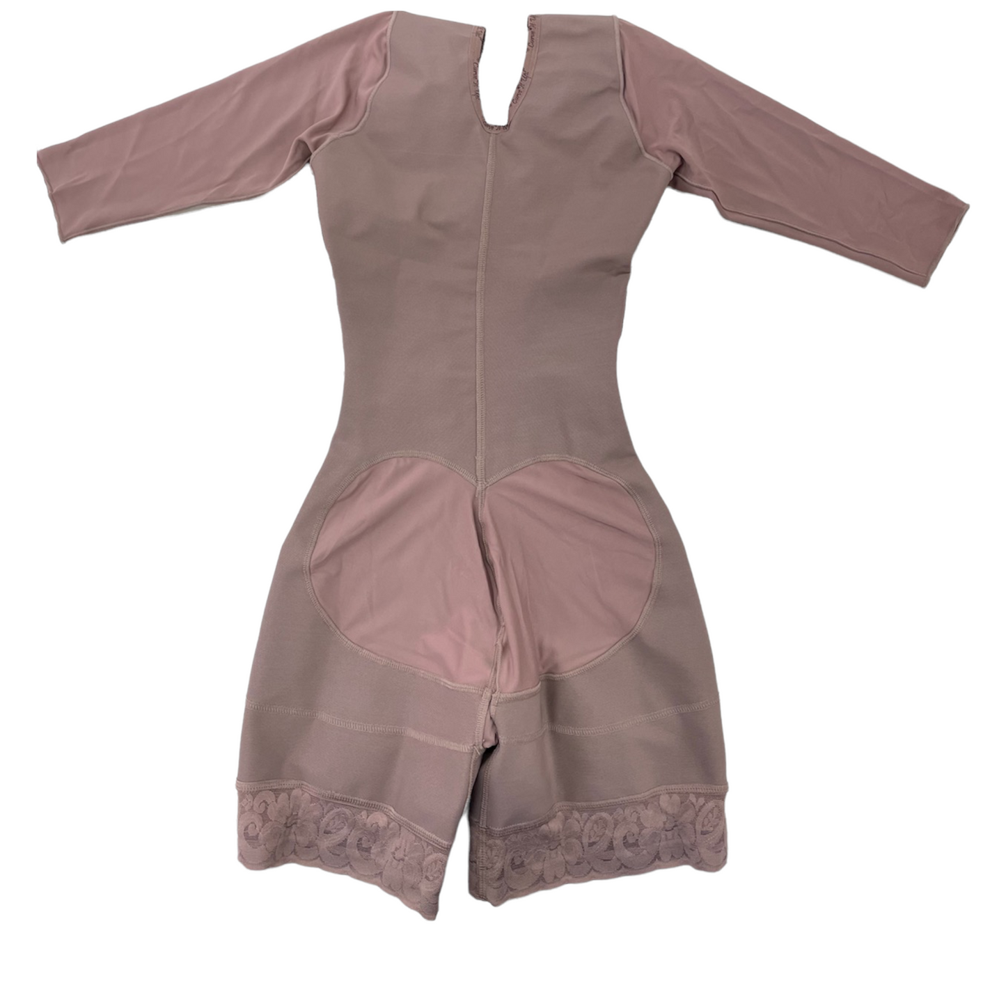 FB723 SHORT STYLE FULL BODY FAJA ARMS & BRA FRONTAL ZIPPER - Bonita Shape