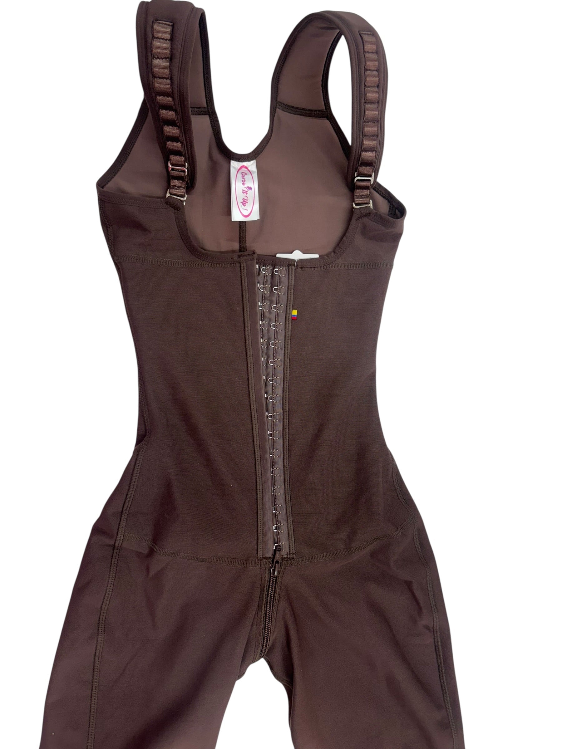 FB725PHT Faja larga Ultrainvisible zipper perineal tira ajustable Bonita Shape