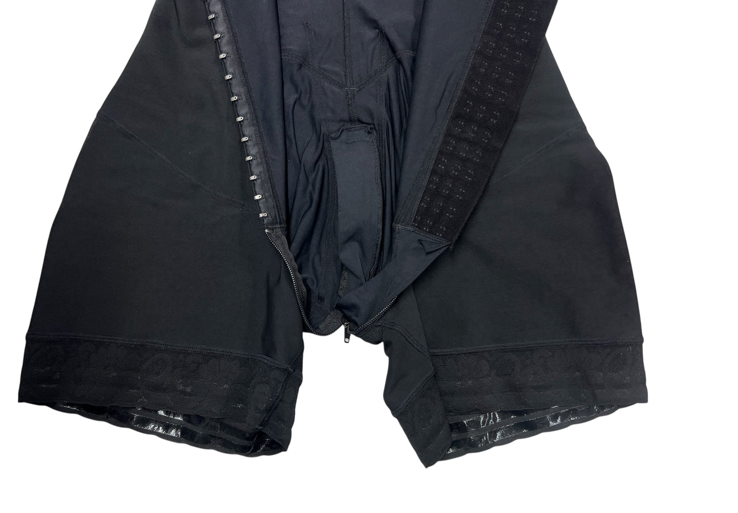 FB724-2zp Faja Short Style High Compression Garment with Thin Adjustable Straps and Triple Hook Closure - Bonita Shape