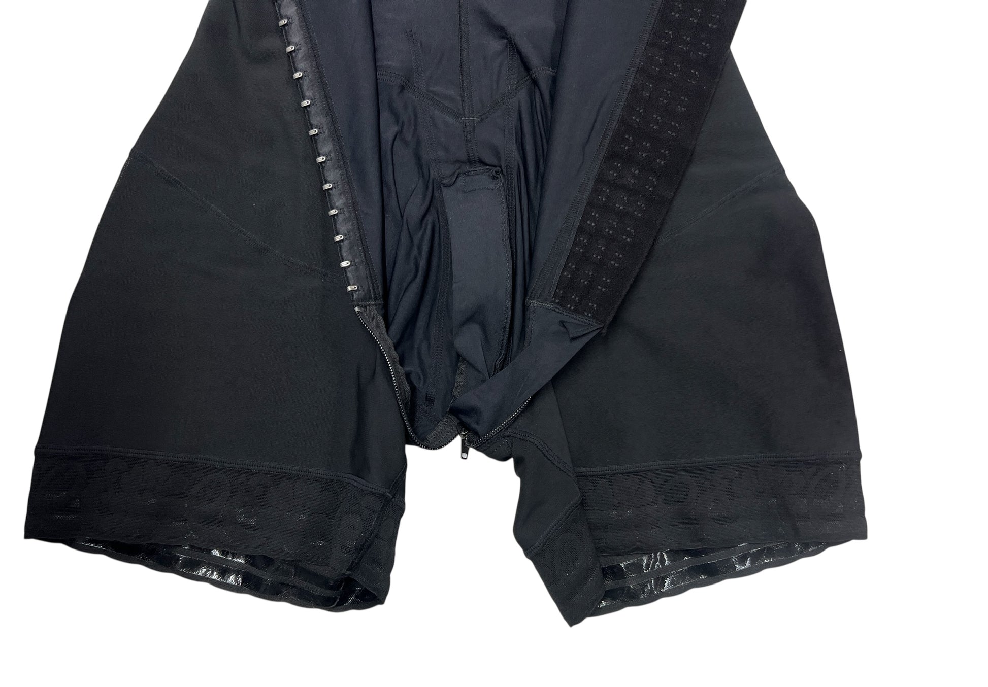 FB724-2zp Faja Short Style High Compression Garment with Thin Adjustable Straps and Triple Hook Closure - Bonita Shape