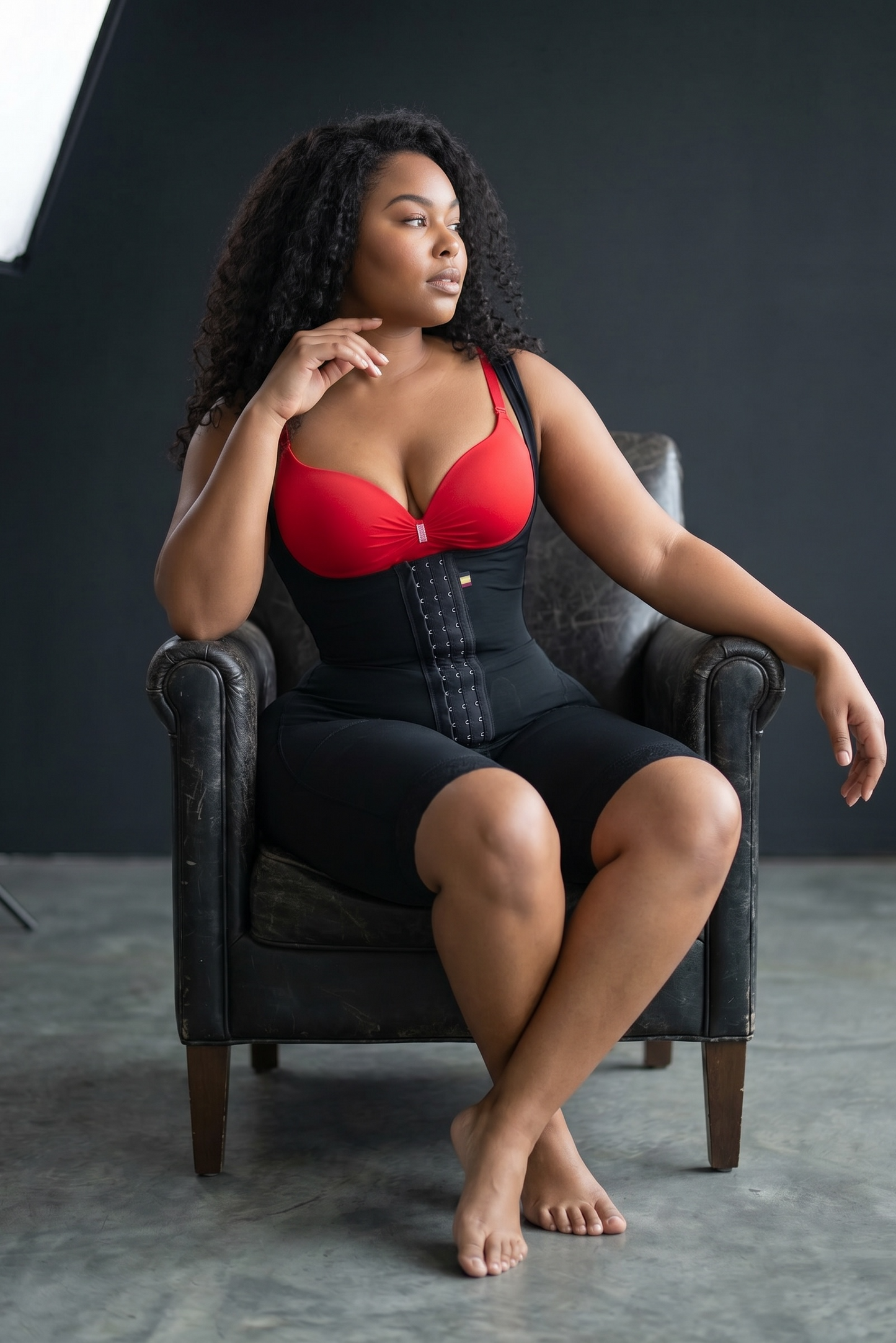 FB600 Stage 2 – Full Body Shaper | No Bra | Black