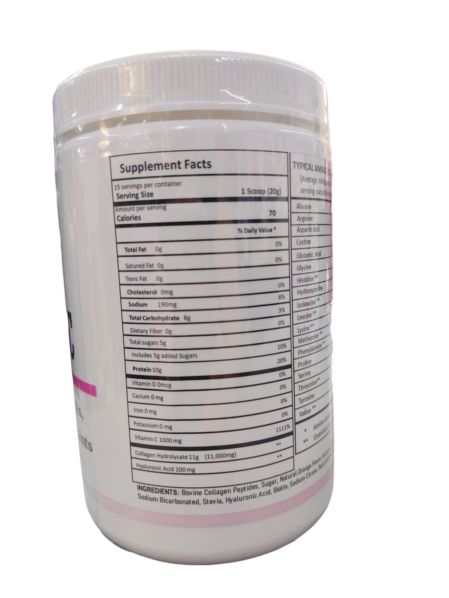 Collagen Powder Fruit Flavor - Bonita Shape