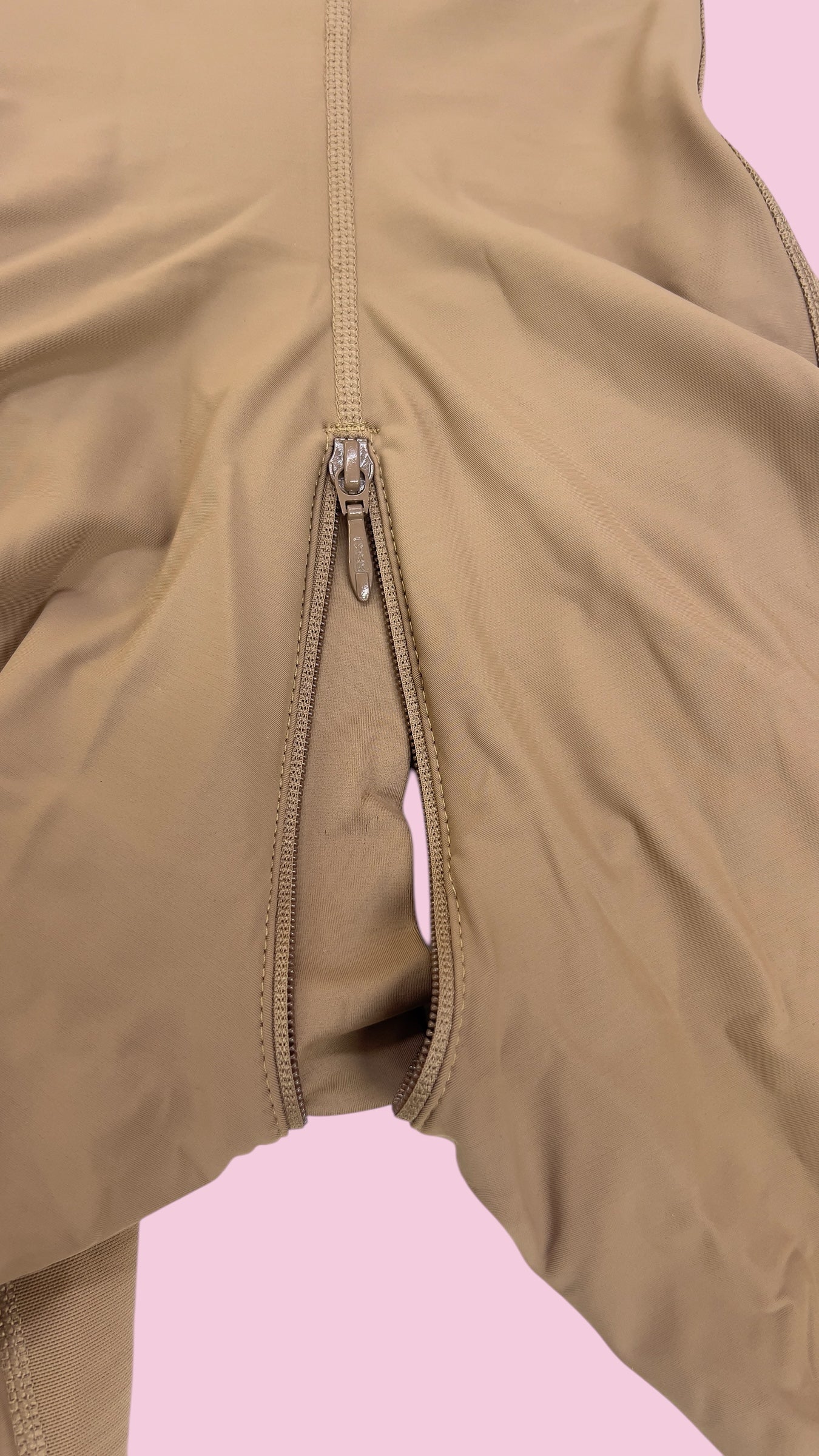 FB836L Long Strapless High Compression Knee-Length Shaper with Invisible Butt Lifter and Triple Hook Closure