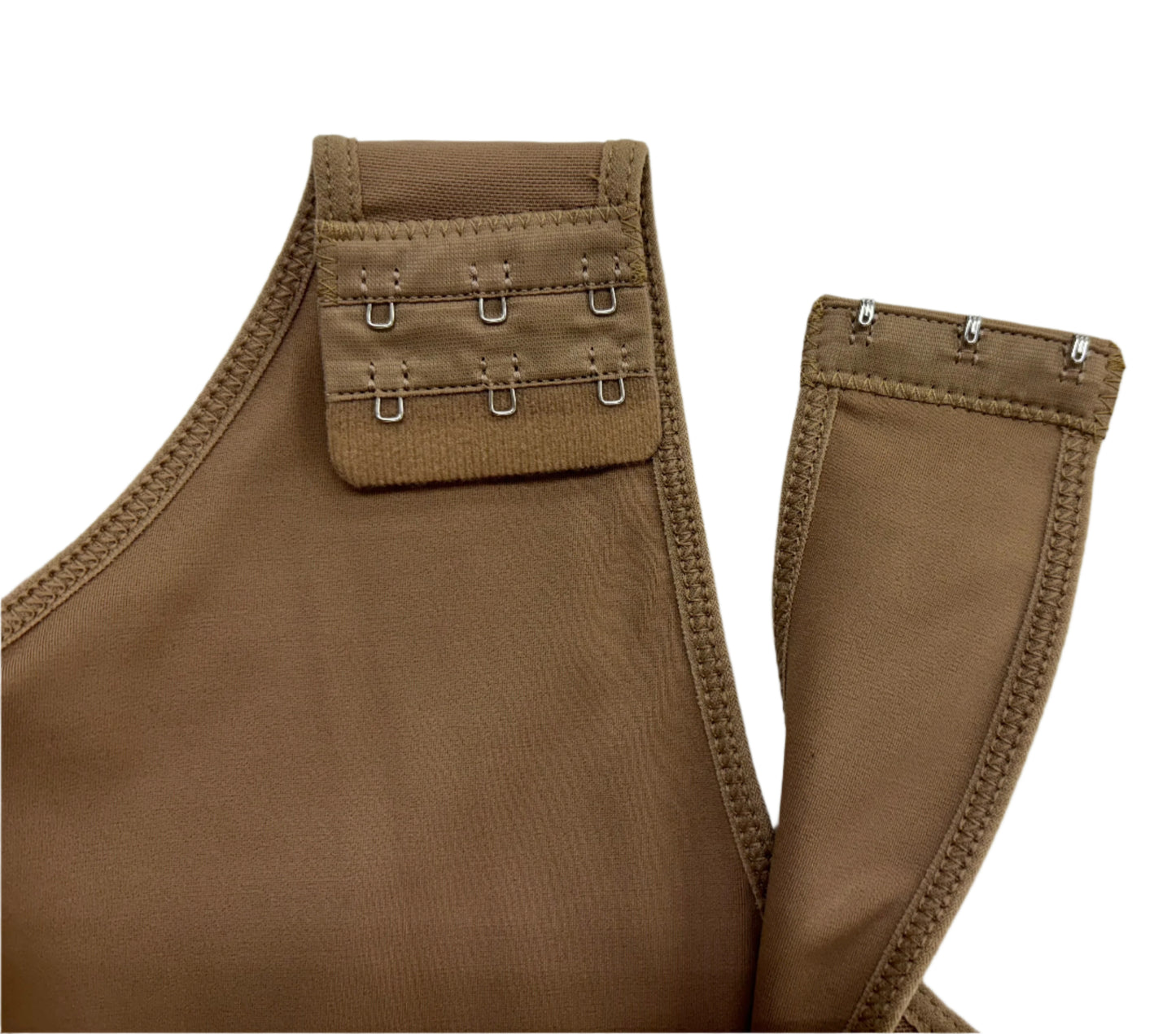 FB842 Mid-Thigh Compression Shaping Garment with Zipper Closure