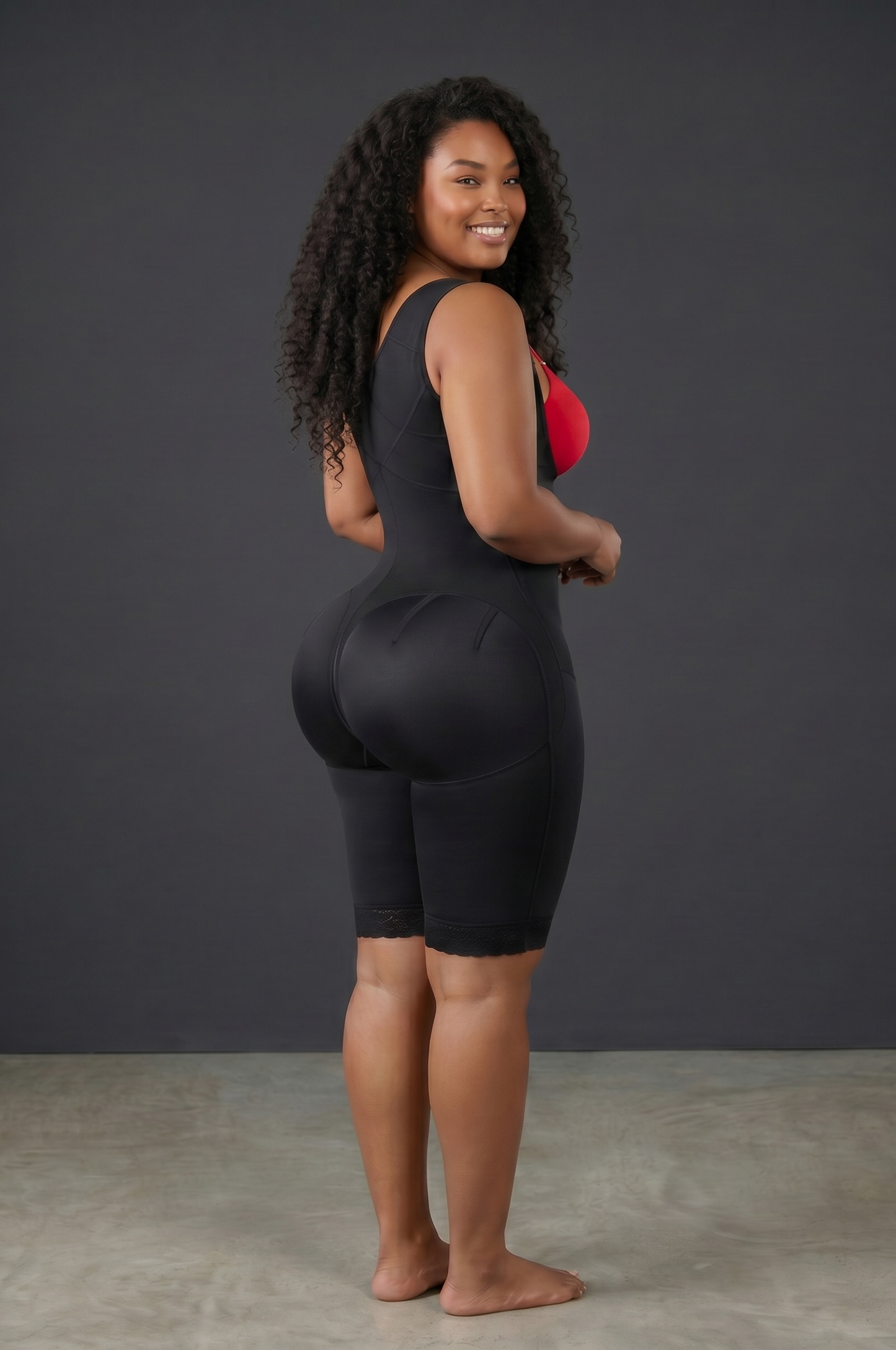 FB600 Stage 2 – Full Body Shaper | No Bra | Black