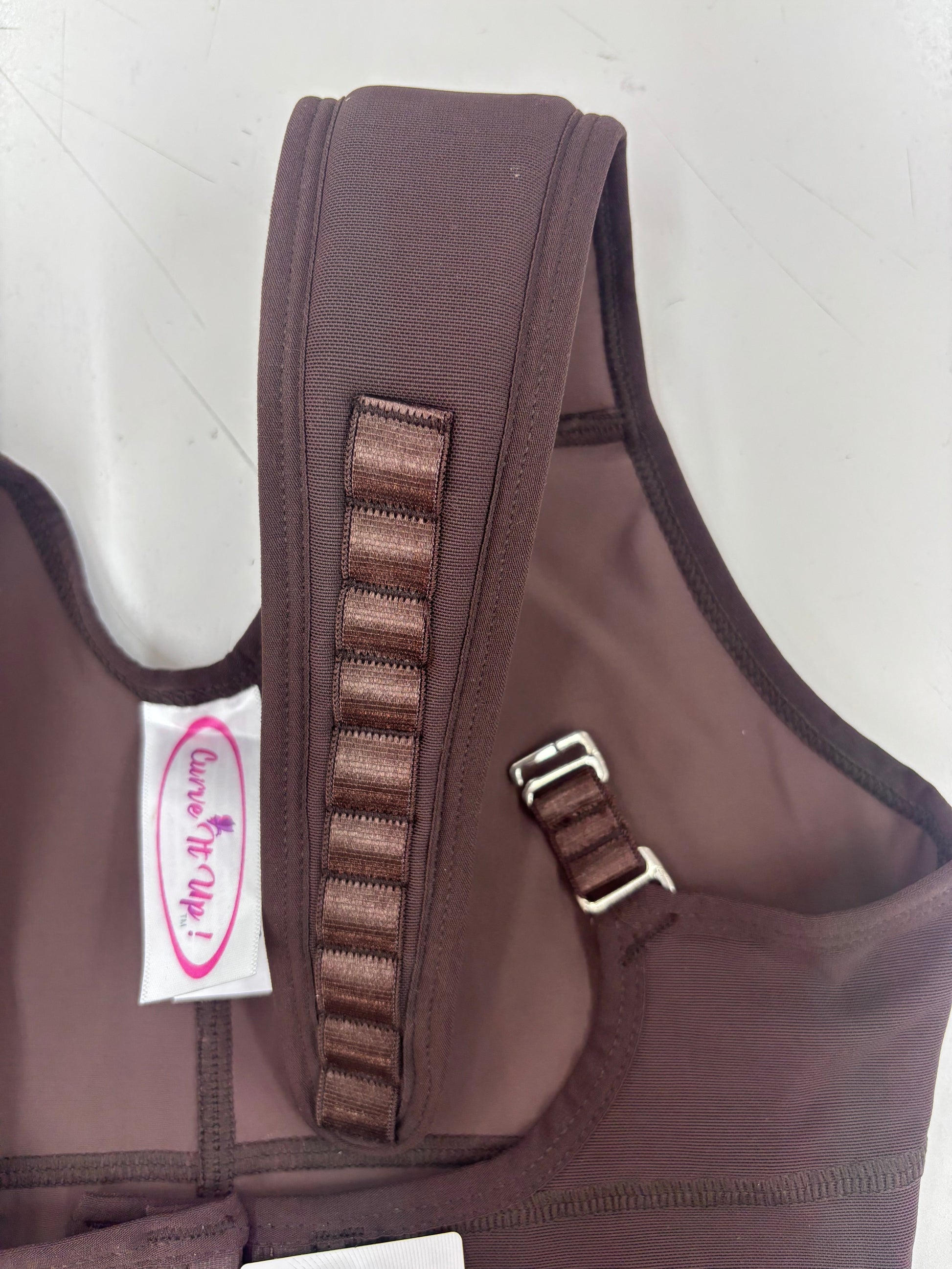FB725PHT Faja larga Ultrainvisible zipper perineal tira ajustable Bonita Shape