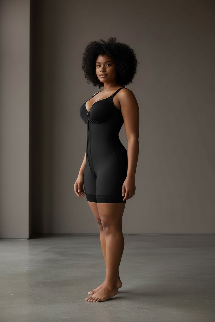FB850 Extreme Compression Full Body Shaping Garment with Bra and Thin Straps Bonita Shape