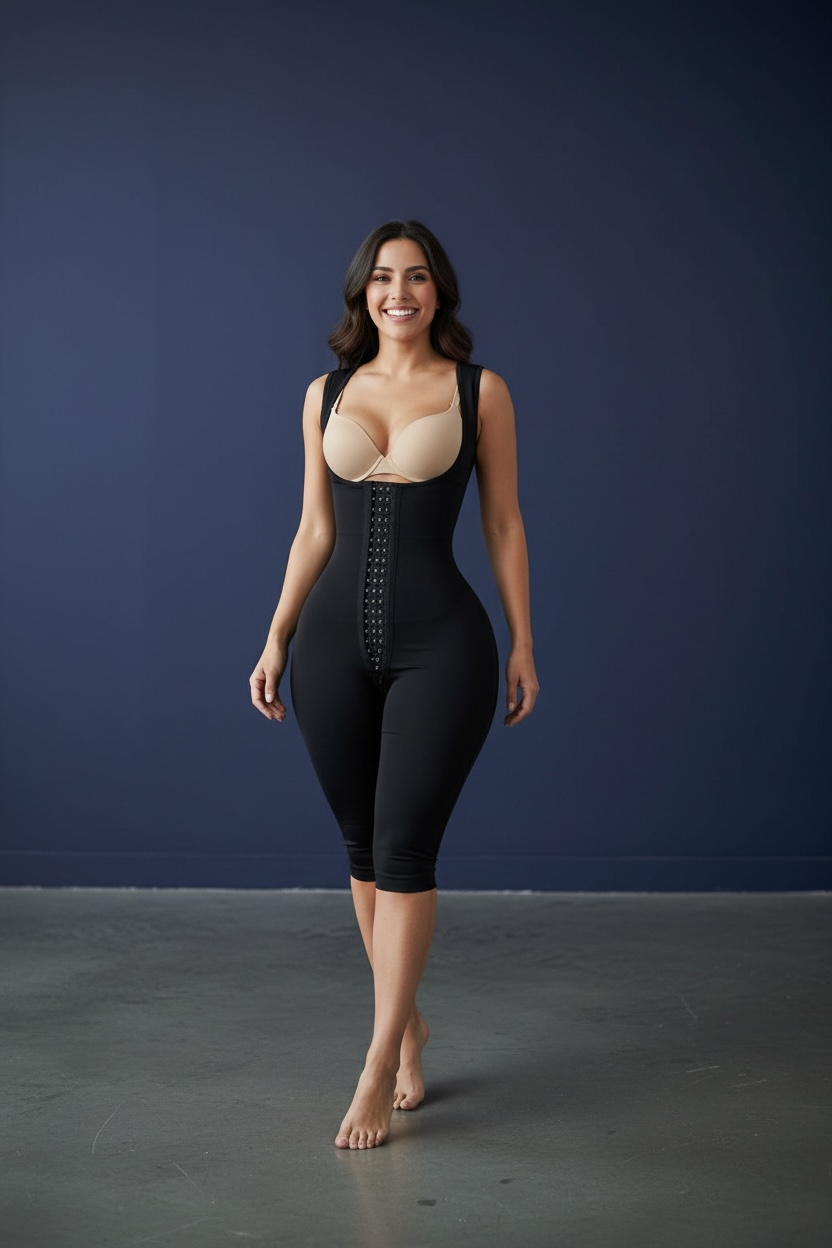 FB834TA HIGH COMPRESSION FULL BODY FAJA 3HOOKS INVISIBLE Faja bonita