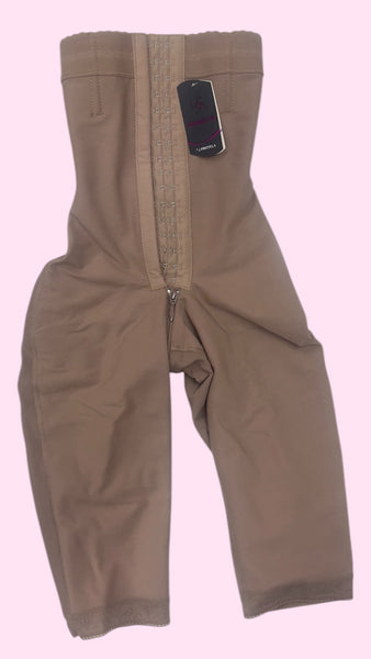 FB836L  STRAPLESS FAJS HIGH COMPRESSION TO THE KNEE-LENGTH GIRDLE  INVISIBLE BUTTLIFTER 3 LINES OF HOOKS AND WIRES