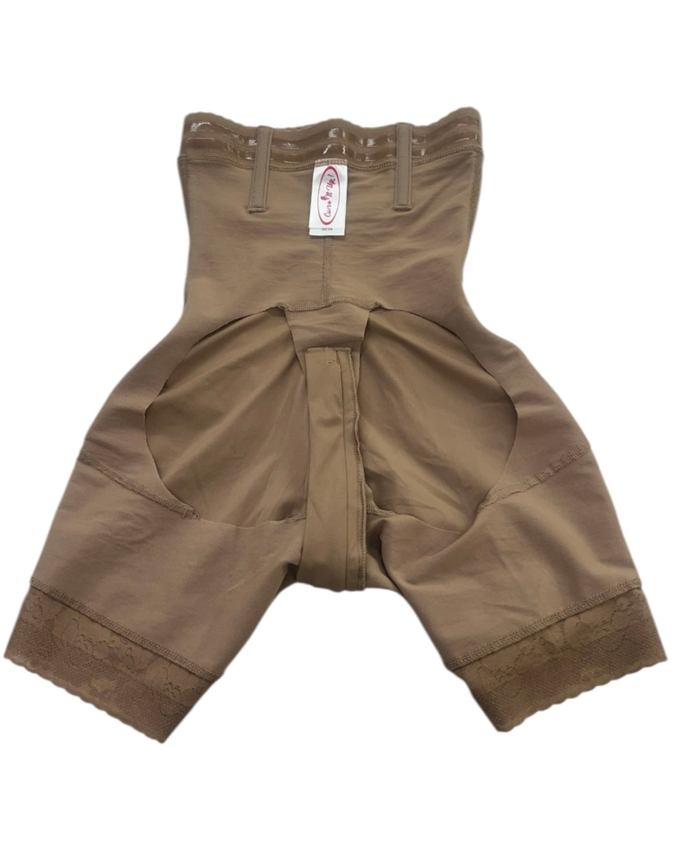 FB836 Faja Strapless High Compression Shaper Shorts with Invisible Butt Lifter and Hook Closure Bonita Shape