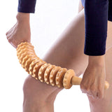 Wood Twelve-Wheel Massager