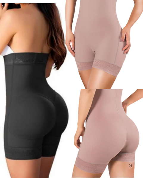 FB818 Strapless Short Seamless Faja