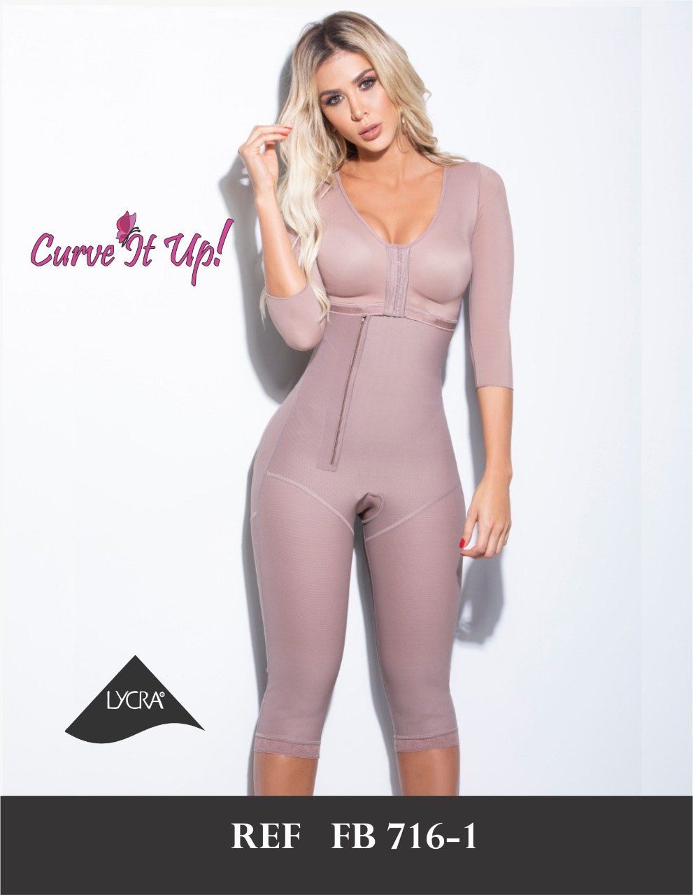 FB716-1 Faja Lipo-Sculpture/ side-zipper  2nd Stage - Bonita Shape