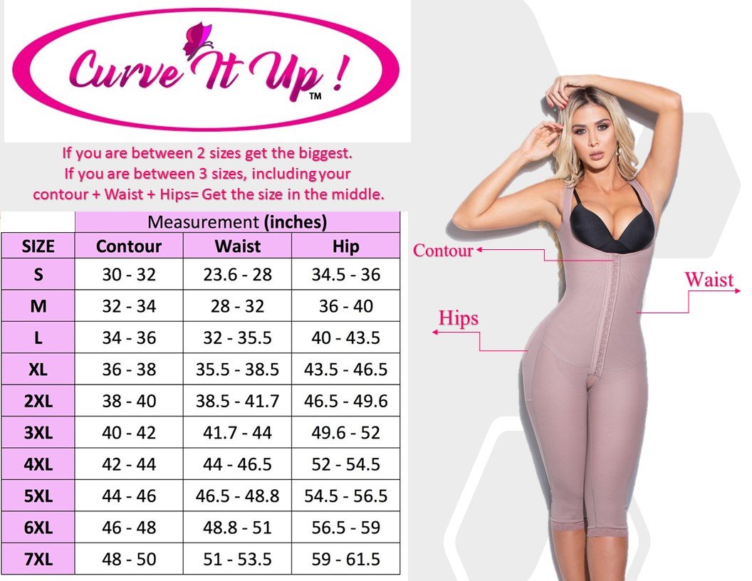 FB714 STRAPLESS SHORT FAJA PERINEAL ZIPPER - Bonita Shape