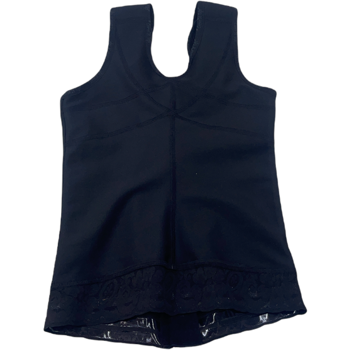 FB7030 LATEX VEST WITH FRONTAL ZIPPER - Bonita Shape