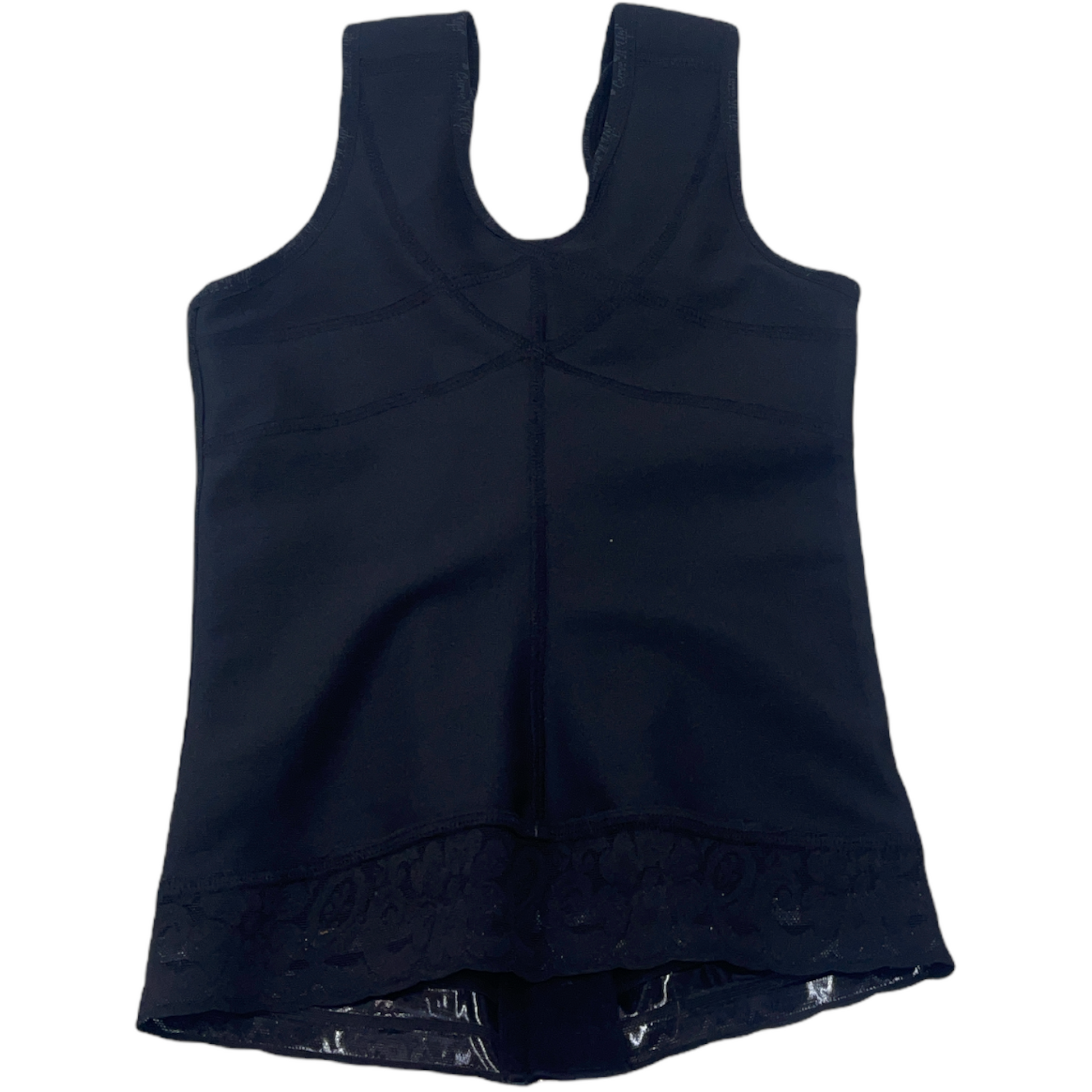 FB7030 LATEX VEST WITH FRONTAL ZIPPER - Bonita Shape