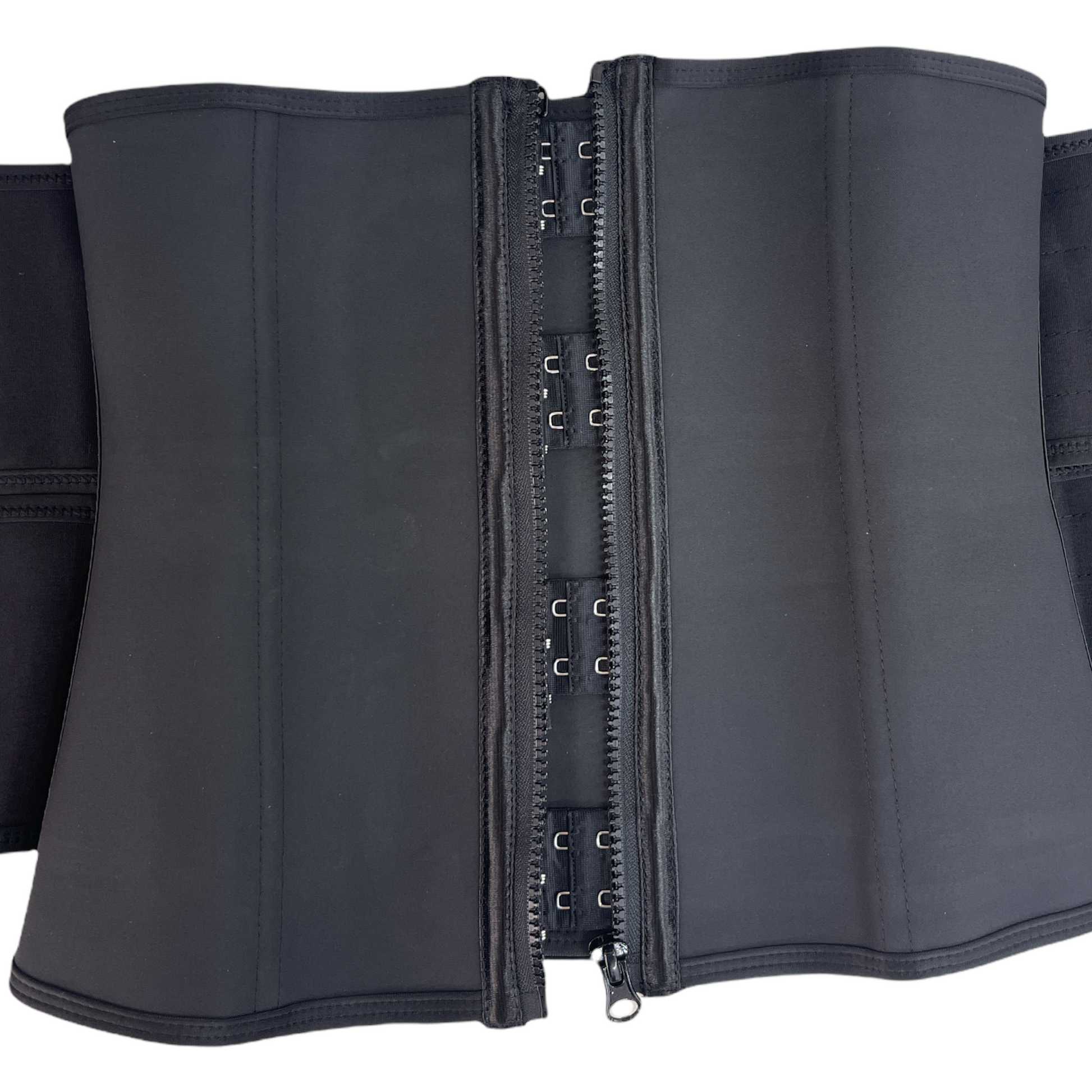 Double belt With Hooks Latex fitness waist trainer - Bonita Shape