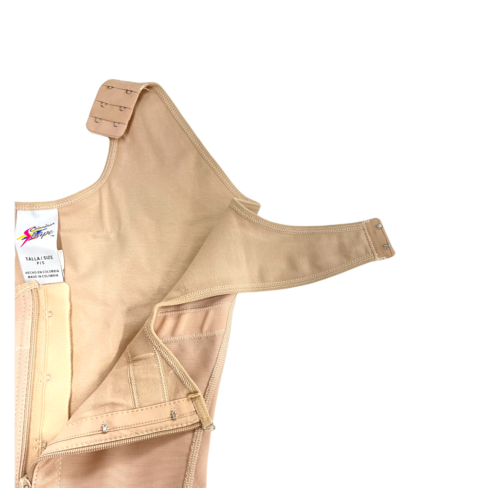 CS628 FAJA LONG THICK STRAP WITH FRONT ZIPPER - Bonita Shape