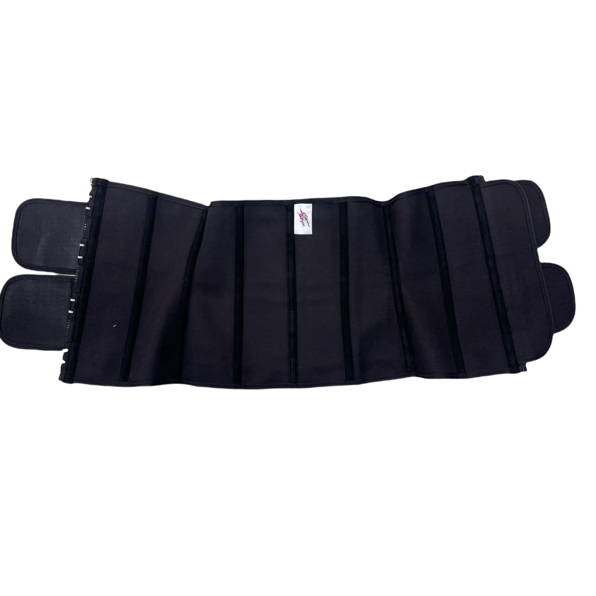 Double belt With Hooks Latex fitness waist trainer - Bonita Shape