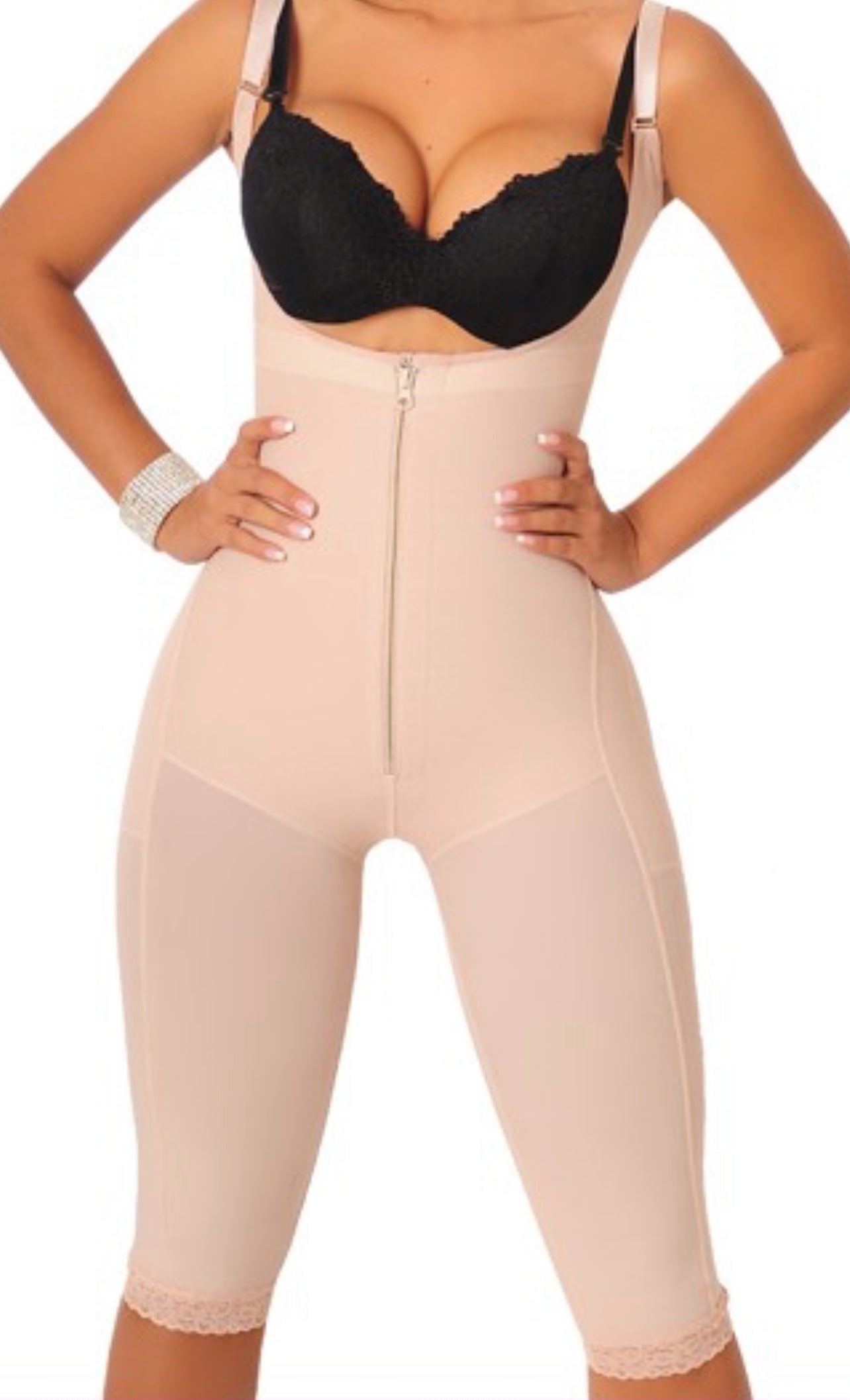 Final Sale!!!! CS685- Cotton linning full faja with adjustable straps