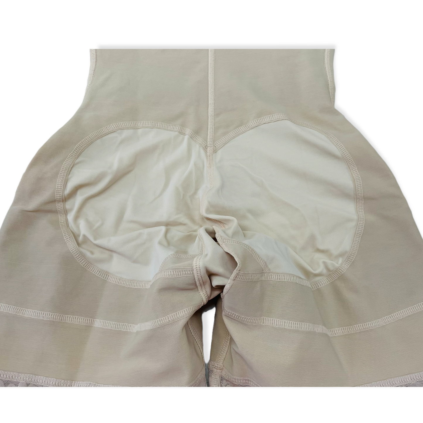 FB724-1zp Short Style High Compression Garment with Thick Straps and Triple Hook Closure - Bonita Shape