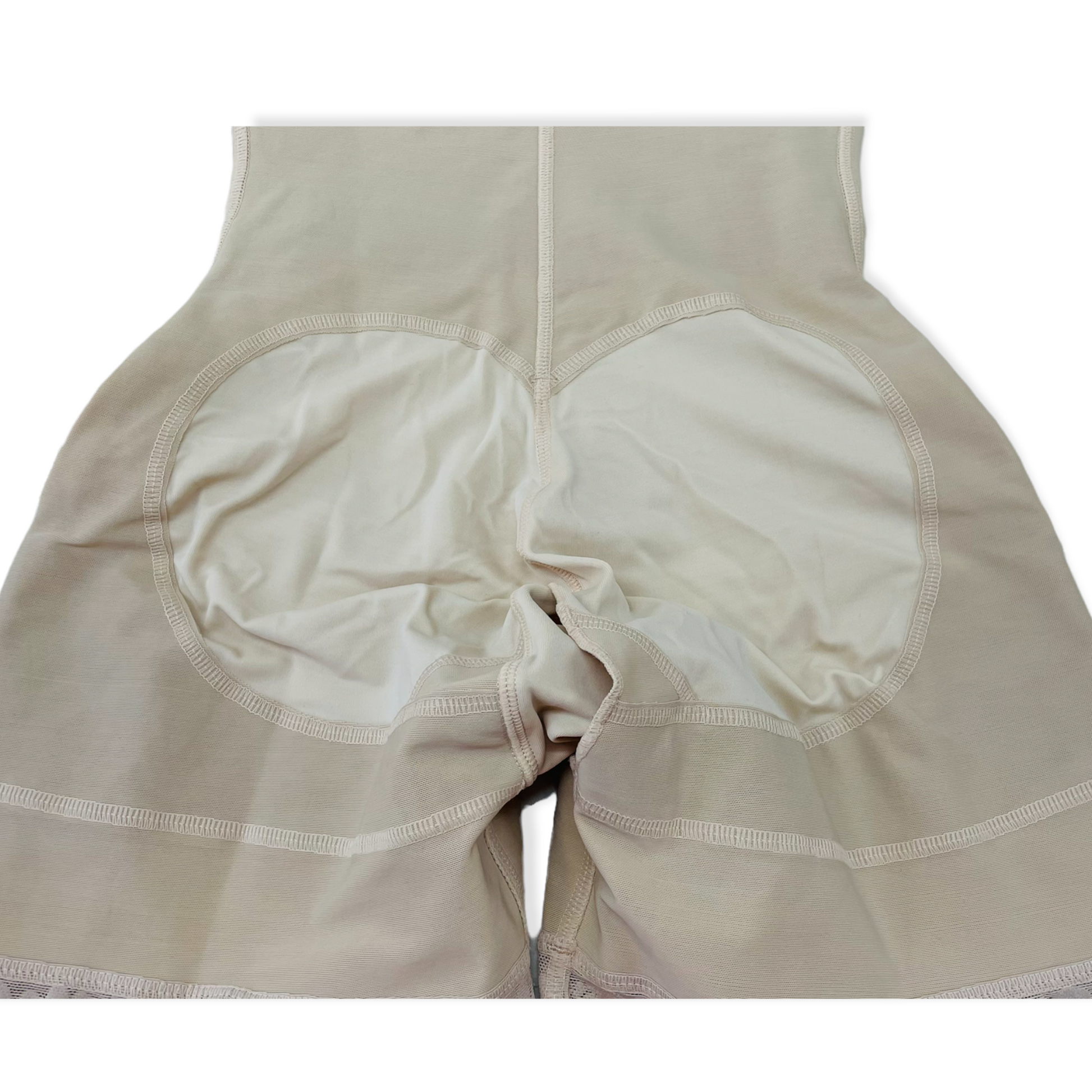 FB724-1zp Short Style High Compression Garment with Thick Straps and Triple Hook Closure - Bonita Shape