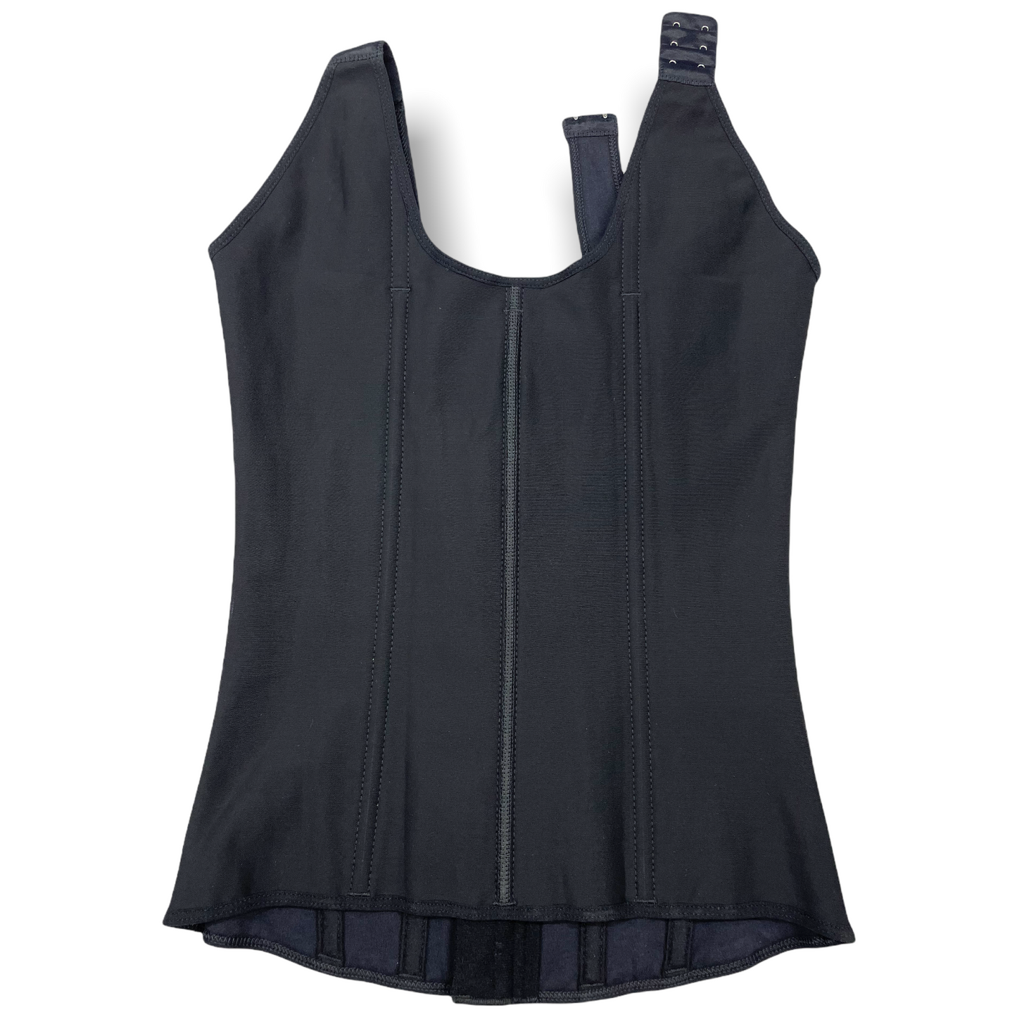 CS636 POWERNET-SUPER COMPRESSION VEST FRON ZIPPER AND HOOKS - Bonita Shape
