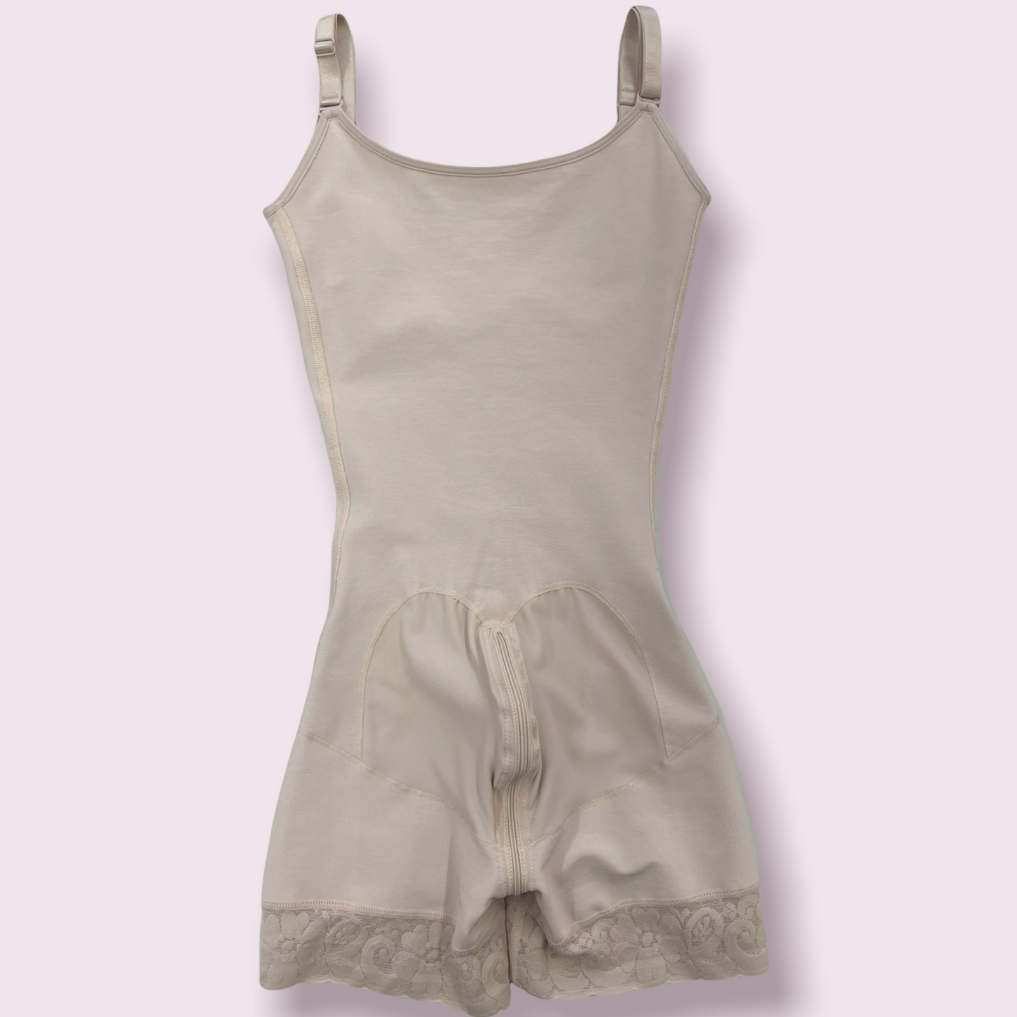 (FINAL SALE) FB1001 FAJA SHORT WITH HOOKS AND ZIPPER - Bonita Shape