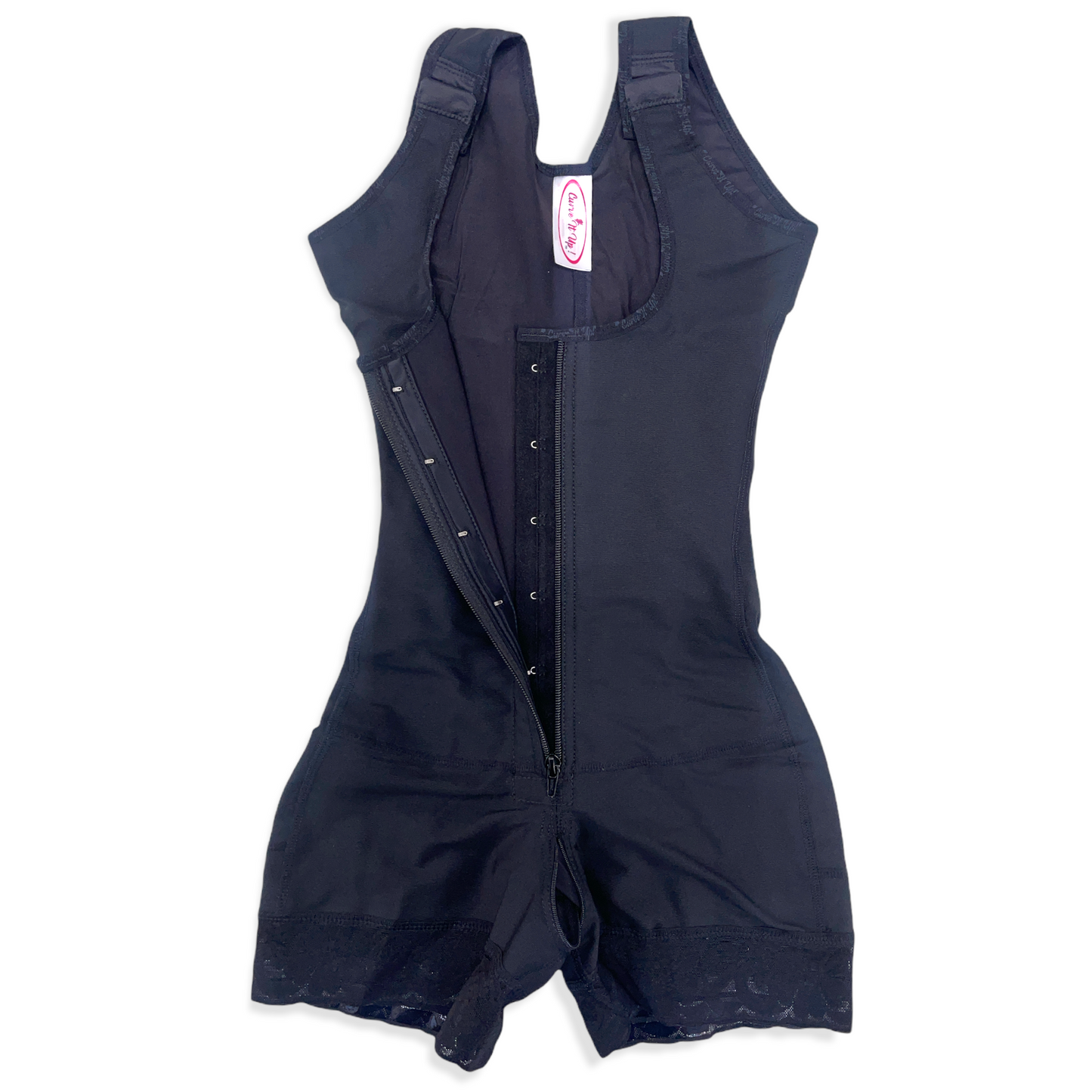 FB763-1 SHORT STYLE FAJA FRONT ZIPPER AND PERINEAL ZIPPER