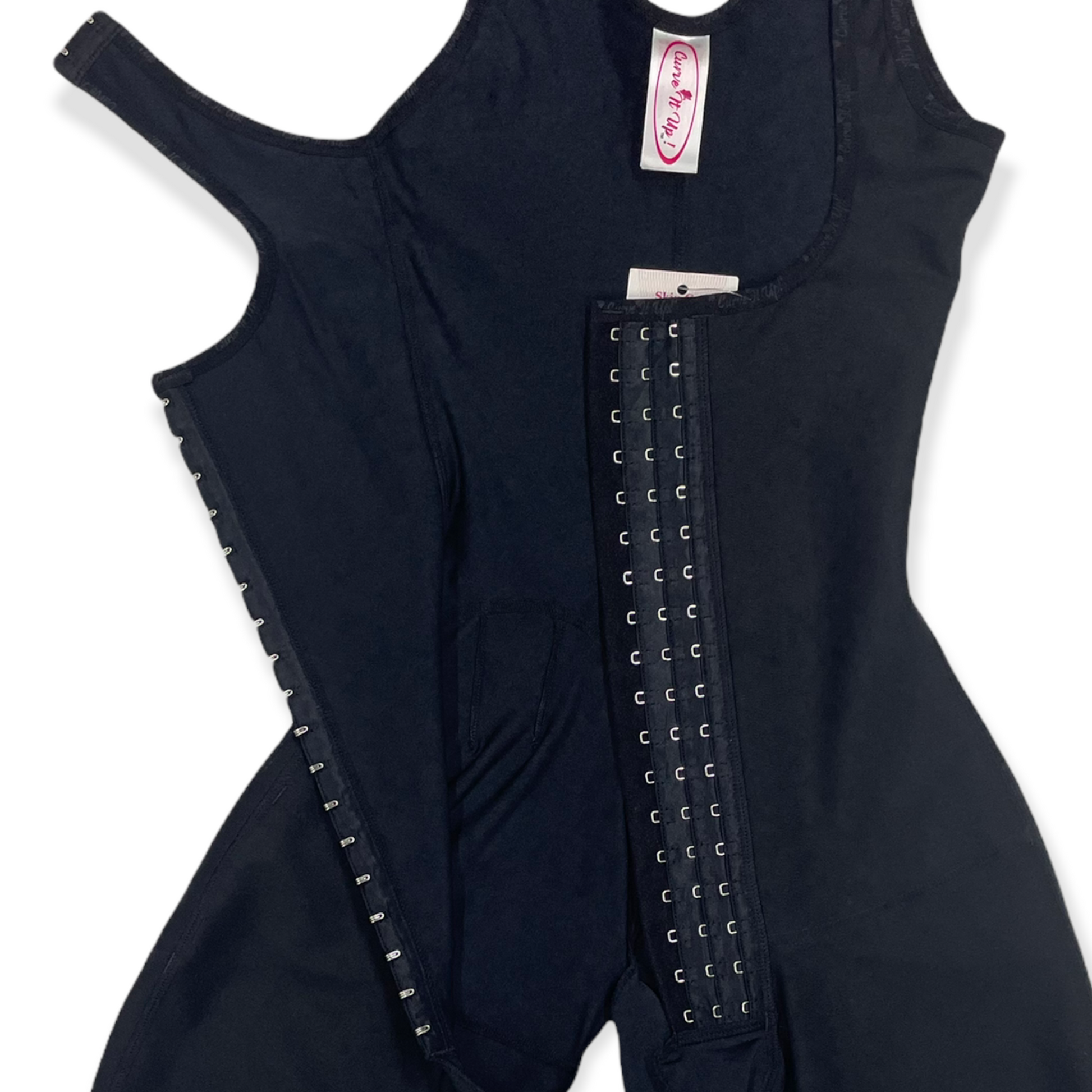 FB725 Long Style Full Body Shaping Garment with Hooks and Perineal Zipper - Bonita Shape