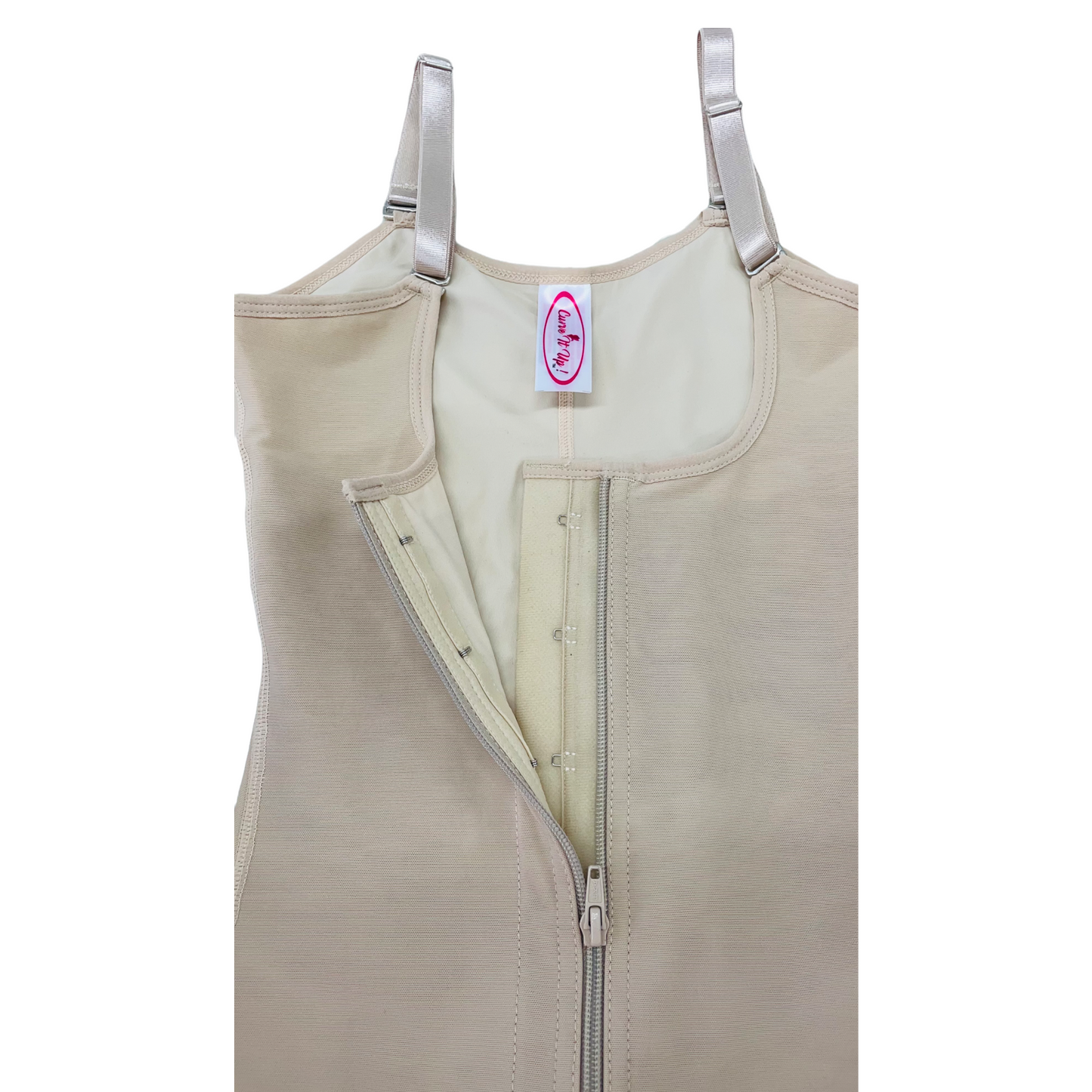 FB763-2 SHORT STYLE FAJA THIN STRAPS FAJA EXTRA SUPPORT ON ABDOMEN - Bonita Shape