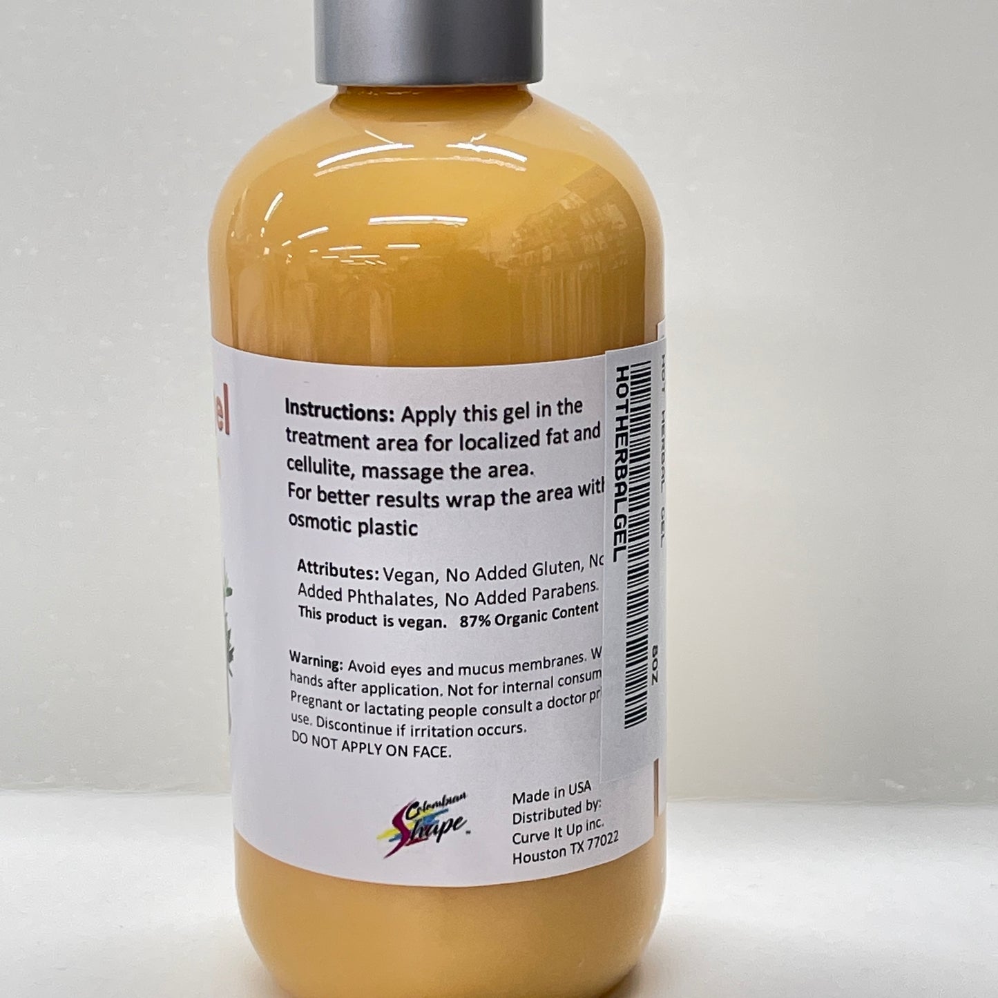 Vegan hot herbal gel 8 oz - Bonita Shape