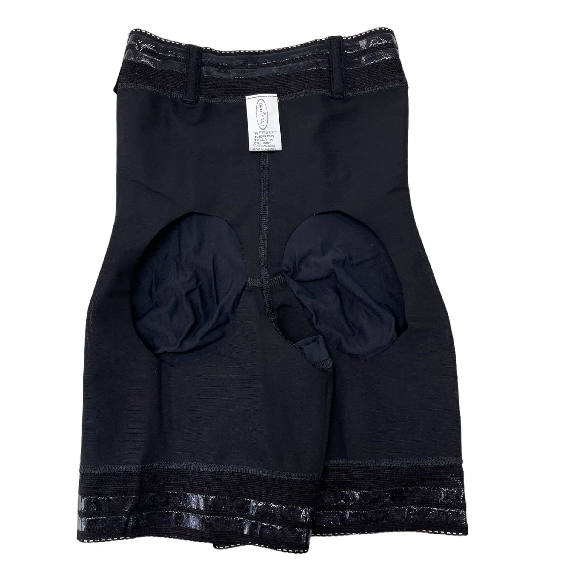 FB823 STRAPLESS SHORT FAJA WITH INVISIBLE BUTT LIFT - Bonita Shape