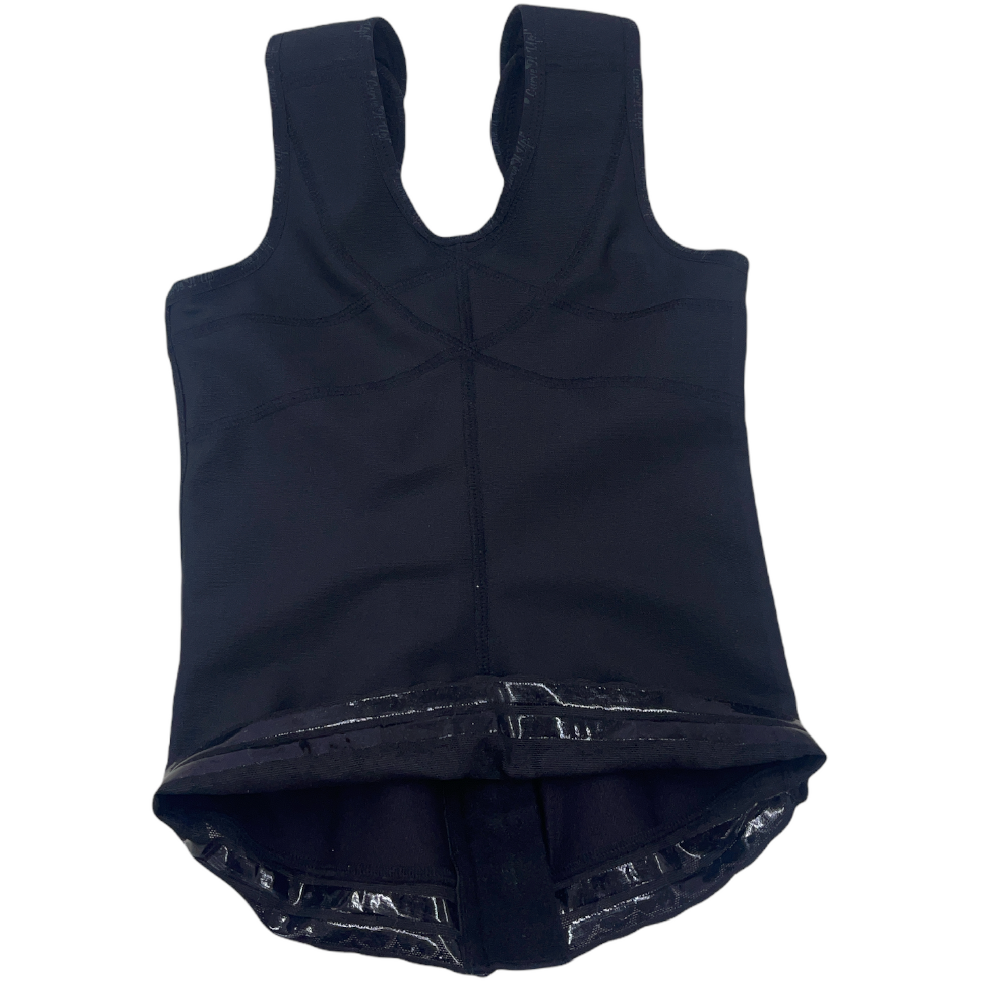 FB7030 LATEX VEST WITH FRONTAL ZIPPER - Bonita Shape