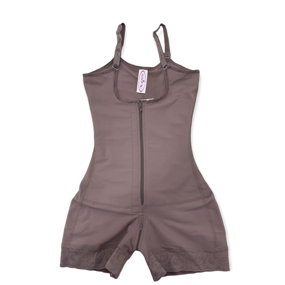 FB763-2 SHORT STYLE FAJA THIN STRAPS FAJA EXTRA SUPPORT ON ABDOMEN - Bonita Shape