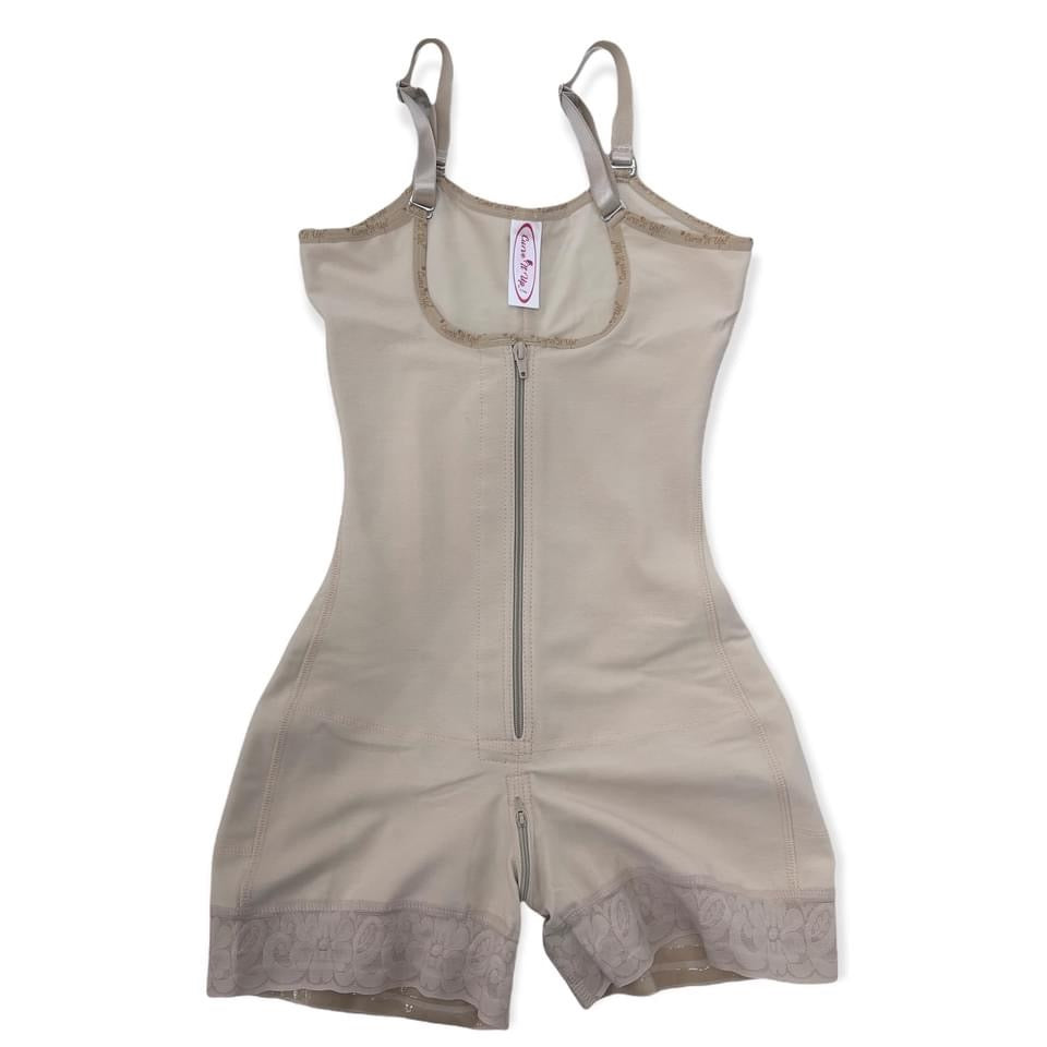 FB763-2 SHORT STYLE FAJA THIN STRAPS FAJA EXTRA SUPPORT ON ABDOMEN - Bonita Shape