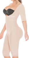 FINAL SALE !!!  CS640 COTTON  FAJA LONG WITH ARMS NO BRA WITH BUTTLIFT