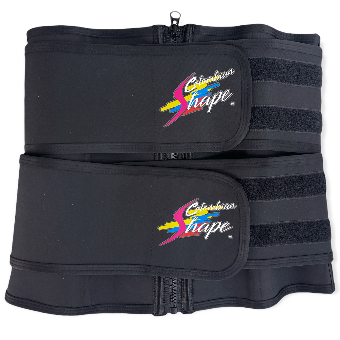 Double belt With Hooks Latex fitness waist trainer - Bonita Shape