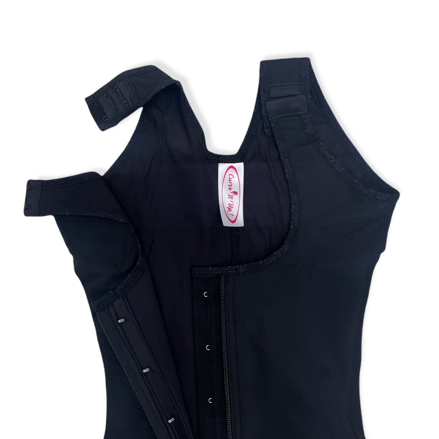 FB763-1 SHORT STYLE FAJA FRONT ZIPPER AND PERINEAL ZIPPER