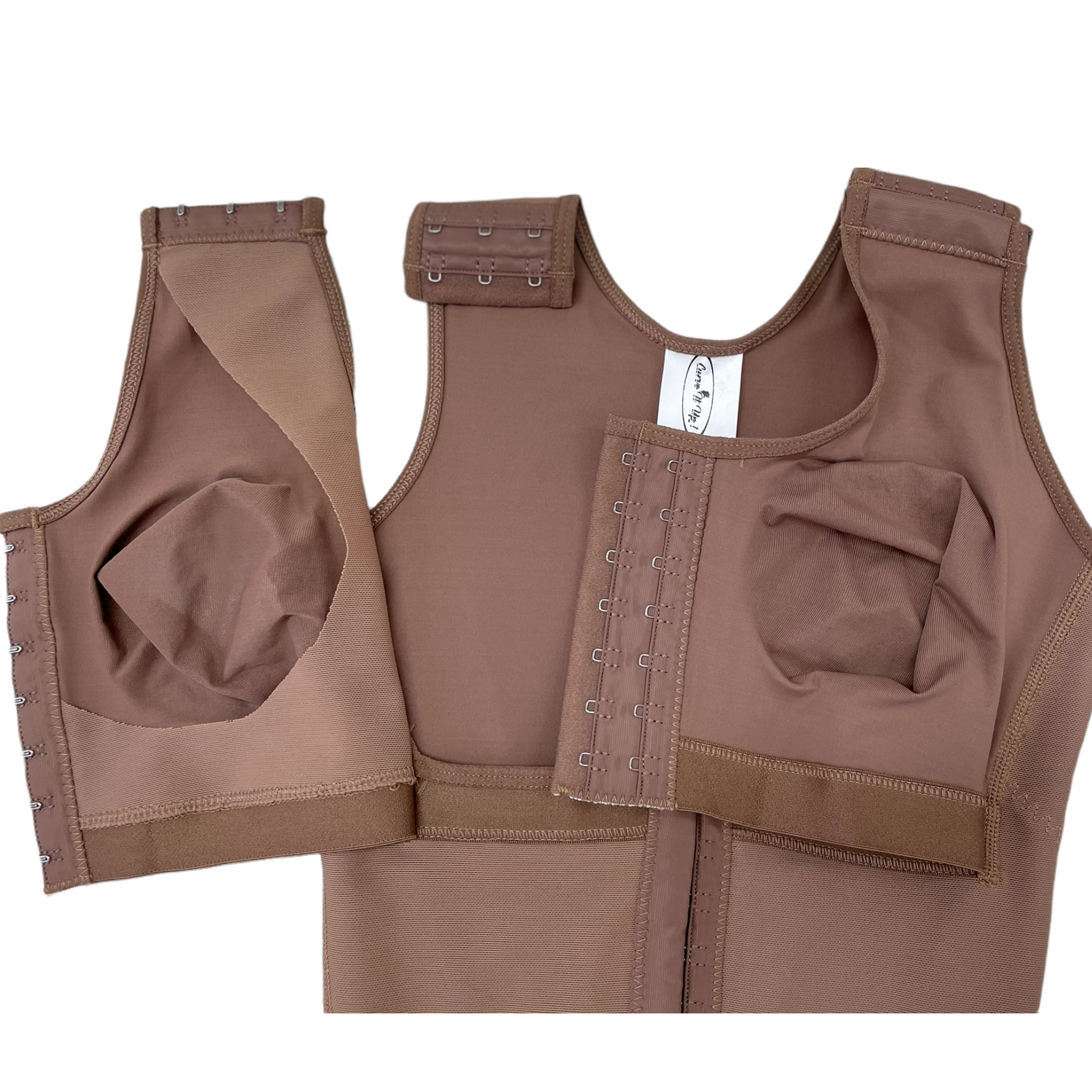 (FINAL SALE) FB819 FAJA LONG WITH BRA AND HOOKS - Bonita Shape