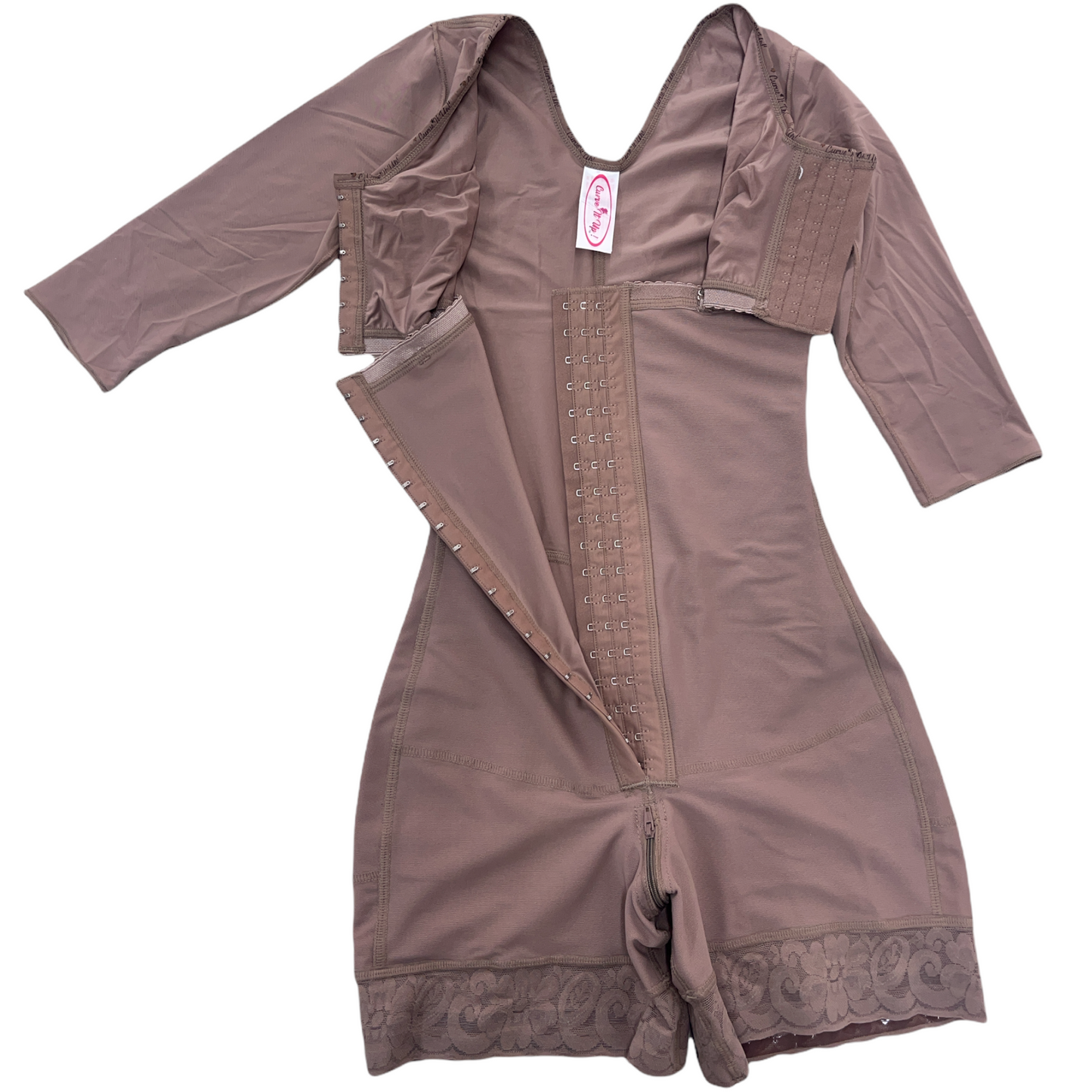 FB718 MOMMY MAKE OVER WITH BBL SHORT STYLE 3 HOOKS LEVELS PERINEAL ZIPPER - Bonita Shape