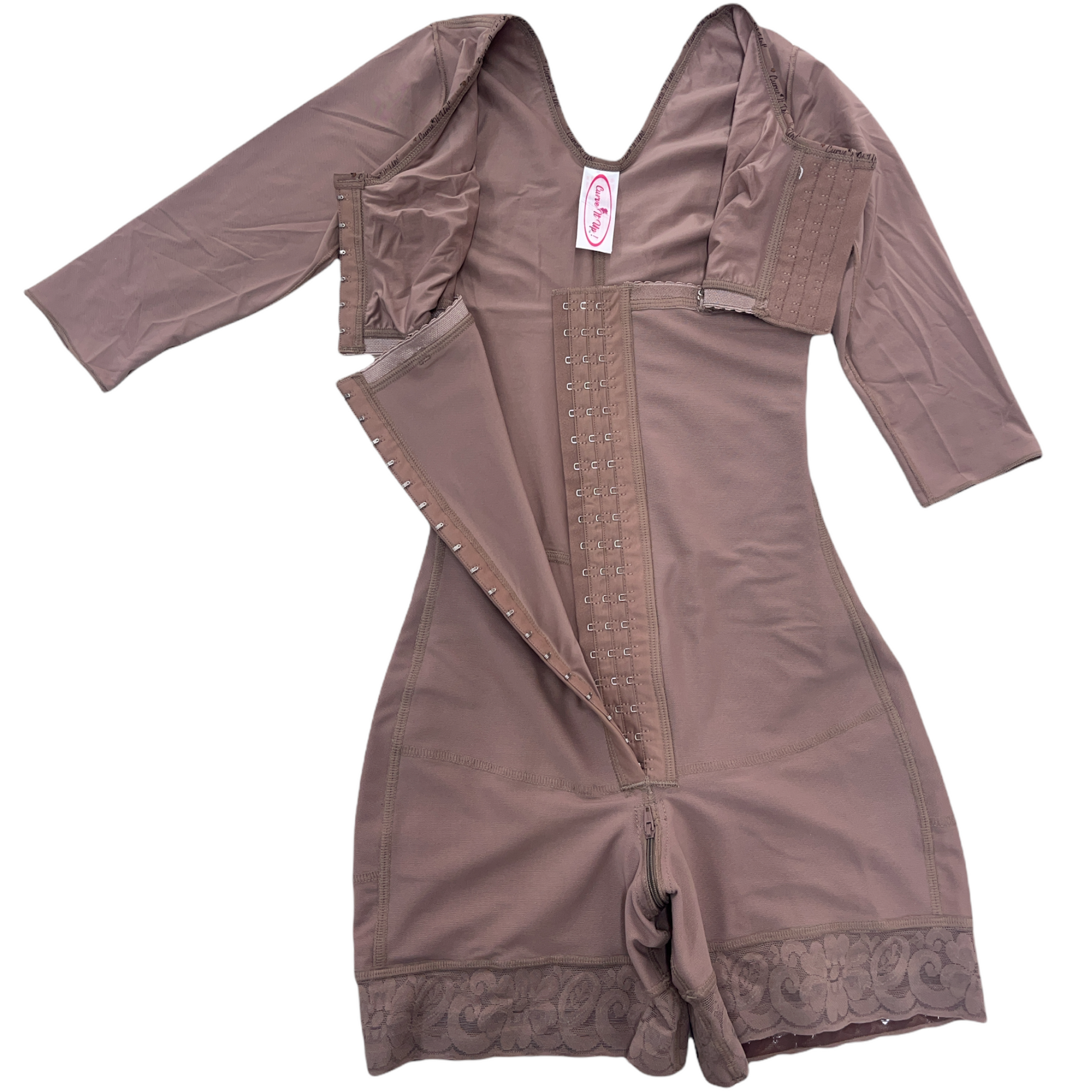 FB718 MOMMY MAKE OVER WITH BBL SHORT STYLE 3 HOOKS LEVELS PERINEAL ZIPPER - Bonita Shape