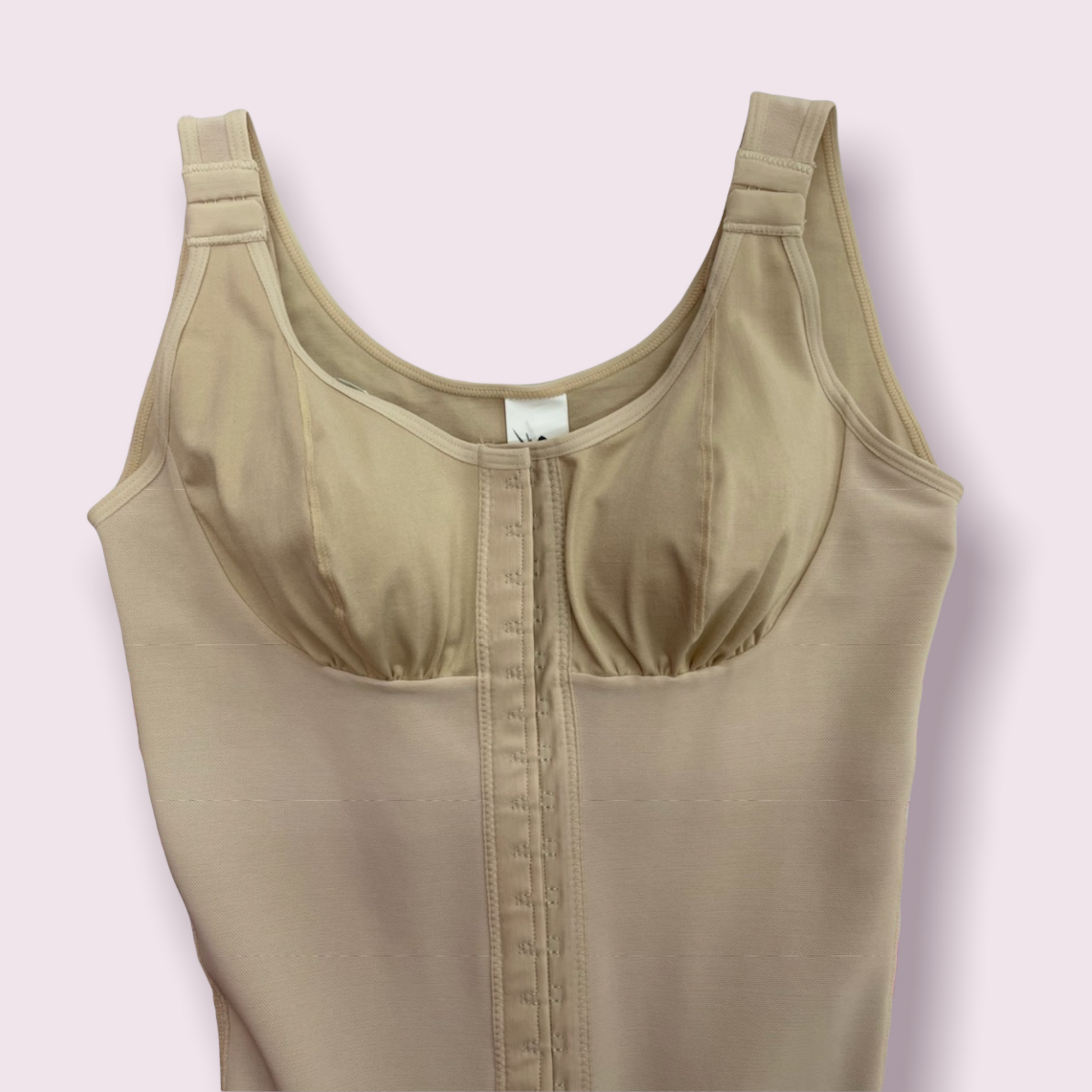 (FINAL SALE) FB1003 FAJA LONG WITH BRA AND HOOKS/ZIPPER - Bonita Shape