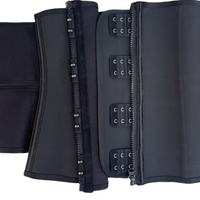 Double belt With Hooks Latex fitness waist trainer