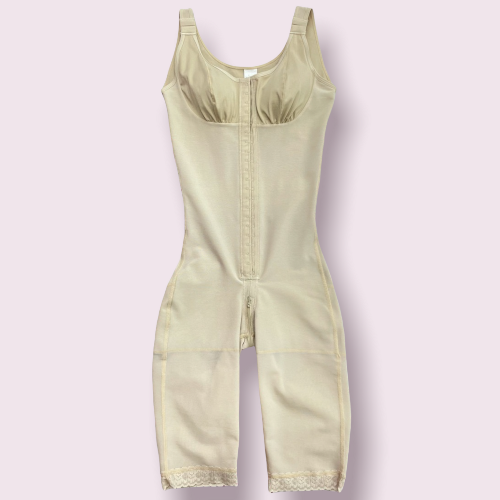 (FINAL SALE) FB1003 FAJA LONG WITH BRA AND HOOKS/ZIPPER - Bonita Shape