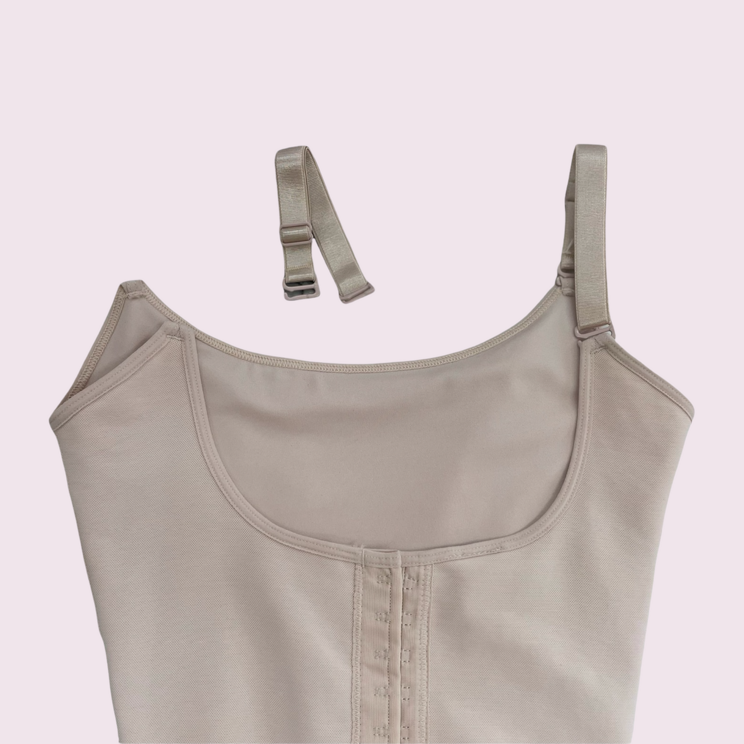 (FINAL SALE) FB1001 FAJA SHORT WITH HOOKS AND ZIPPER - Bonita Shape