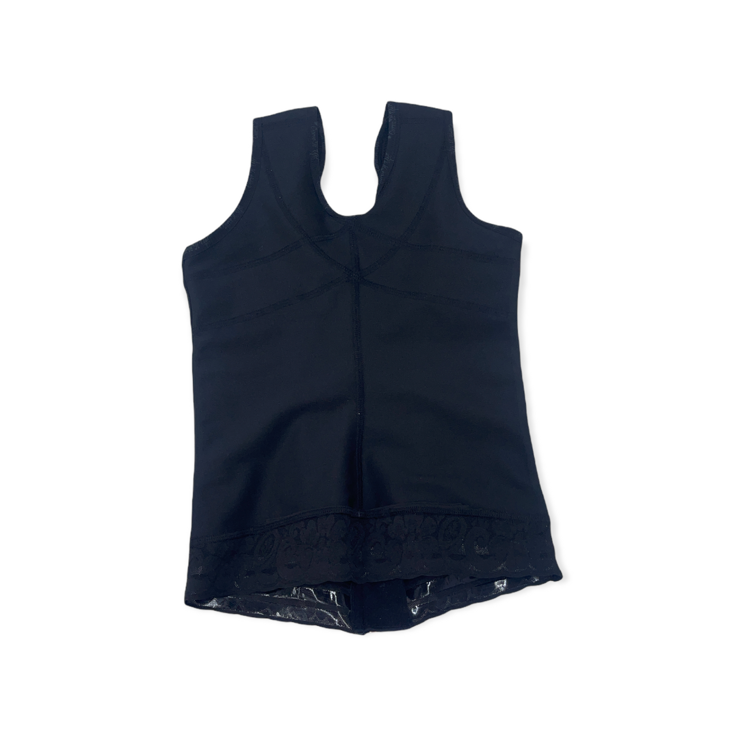 FB7030 LATEX VEST WITH FRONTAL ZIPPER - Bonita Shape