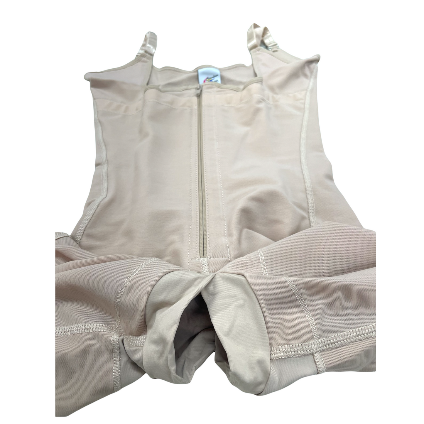 CS626 FAJA LONG WITH THIN STRAP WITH FRONTAL ZIPPER - Bonita Shape