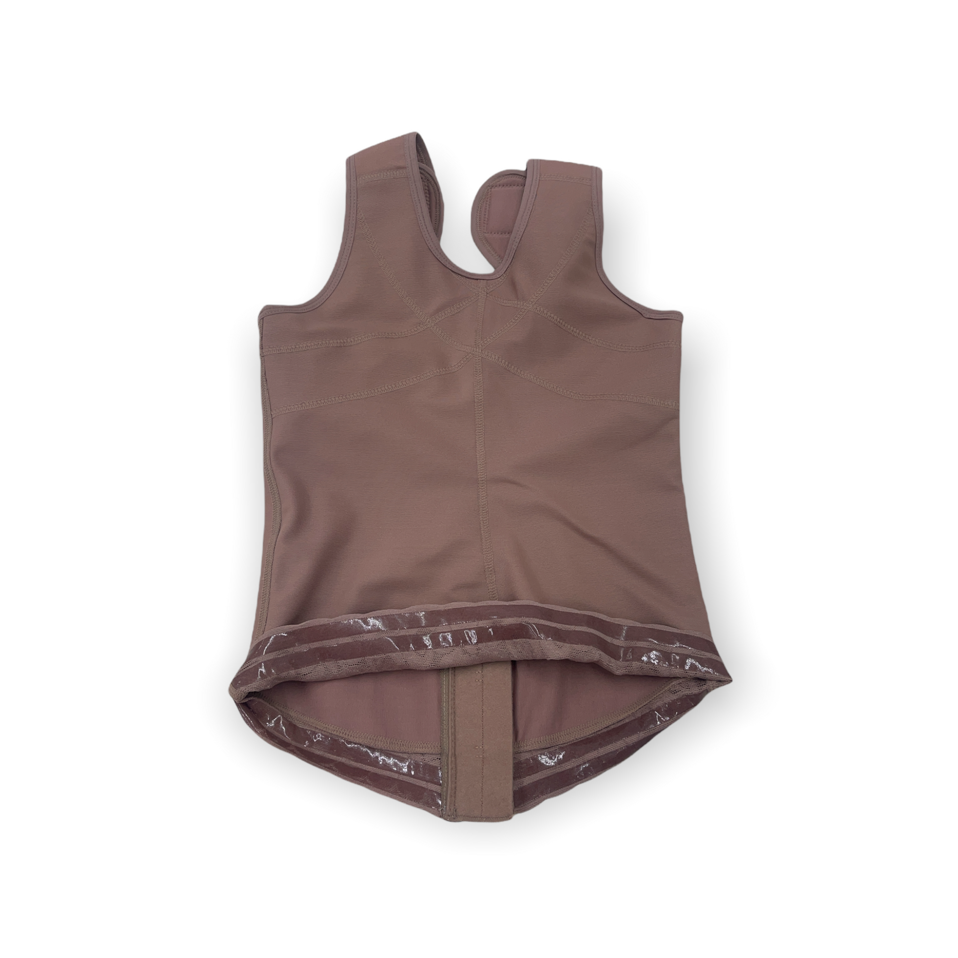 FB7030 LATEX VEST WITH FRONTAL ZIPPER - Bonita Shape